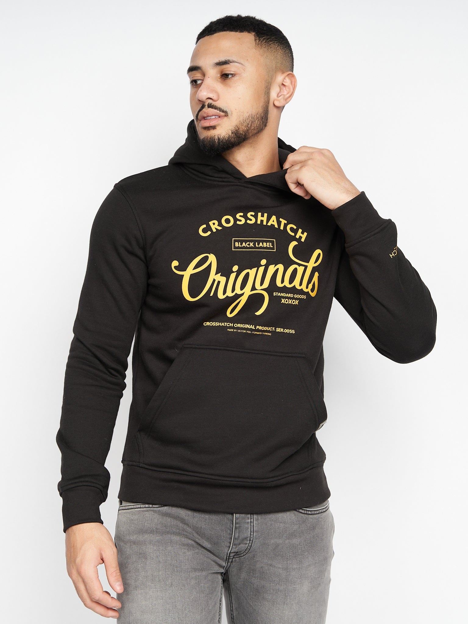 Mens Bartamax Hoodie Black