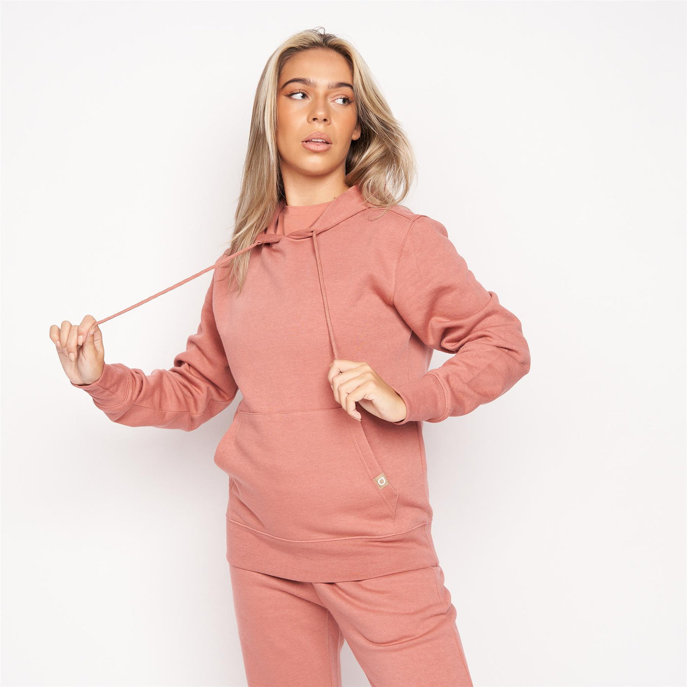 Womens Cremmoore Hoodie Dark Pink