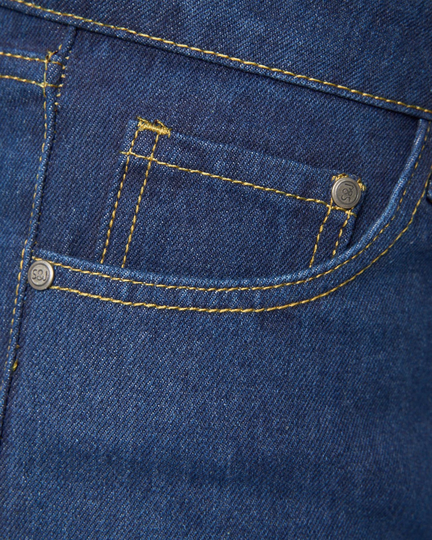 Mens Smith & Jones Sazzi Straight Fit Jeans 2pk Dark Wash/Stone Wash