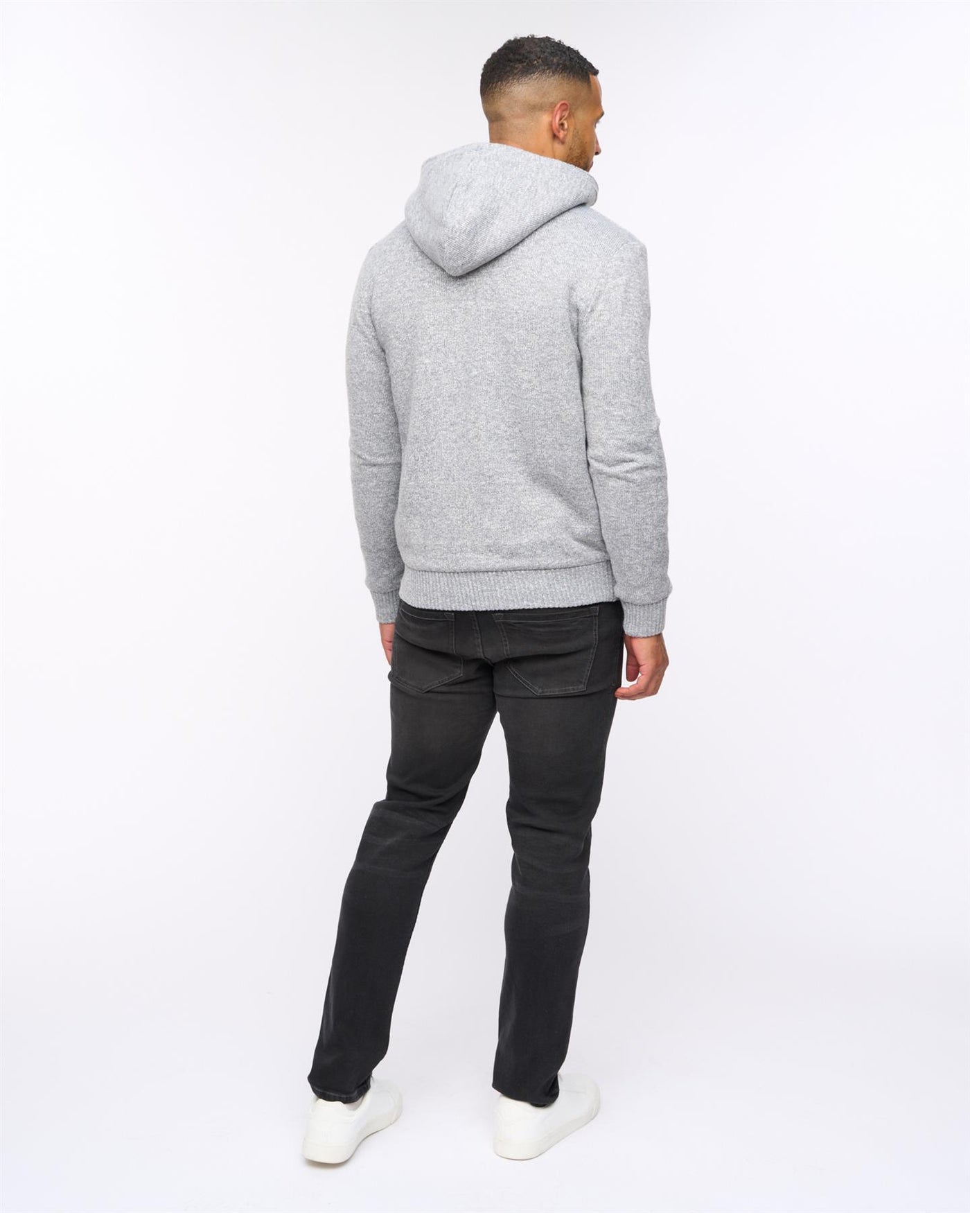 Mens Tonbridge Cardigan Light Grey Marl