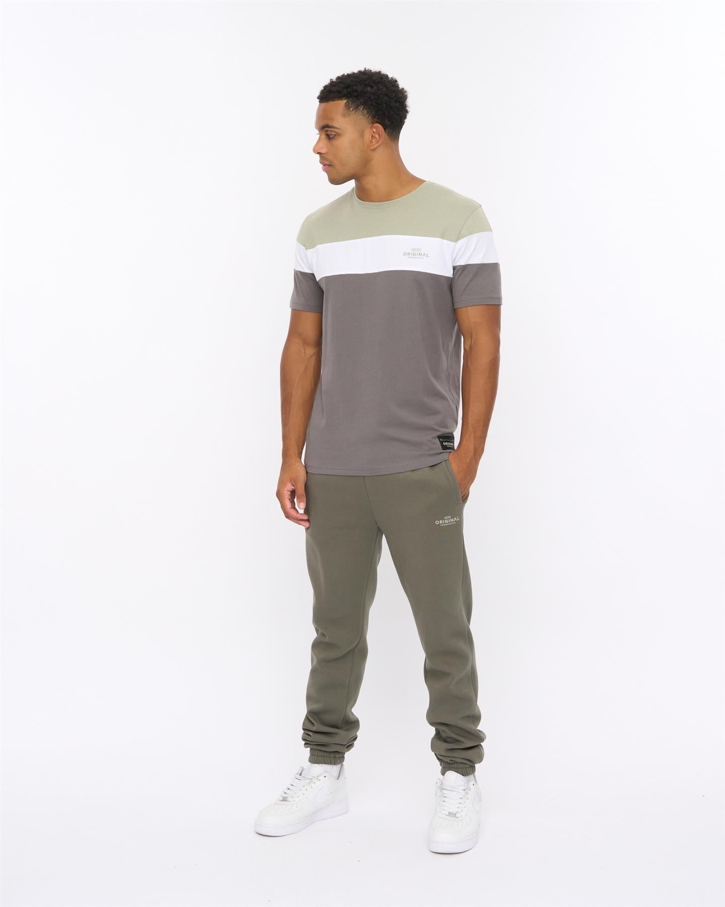 Mens Mappedout Joggers Olive