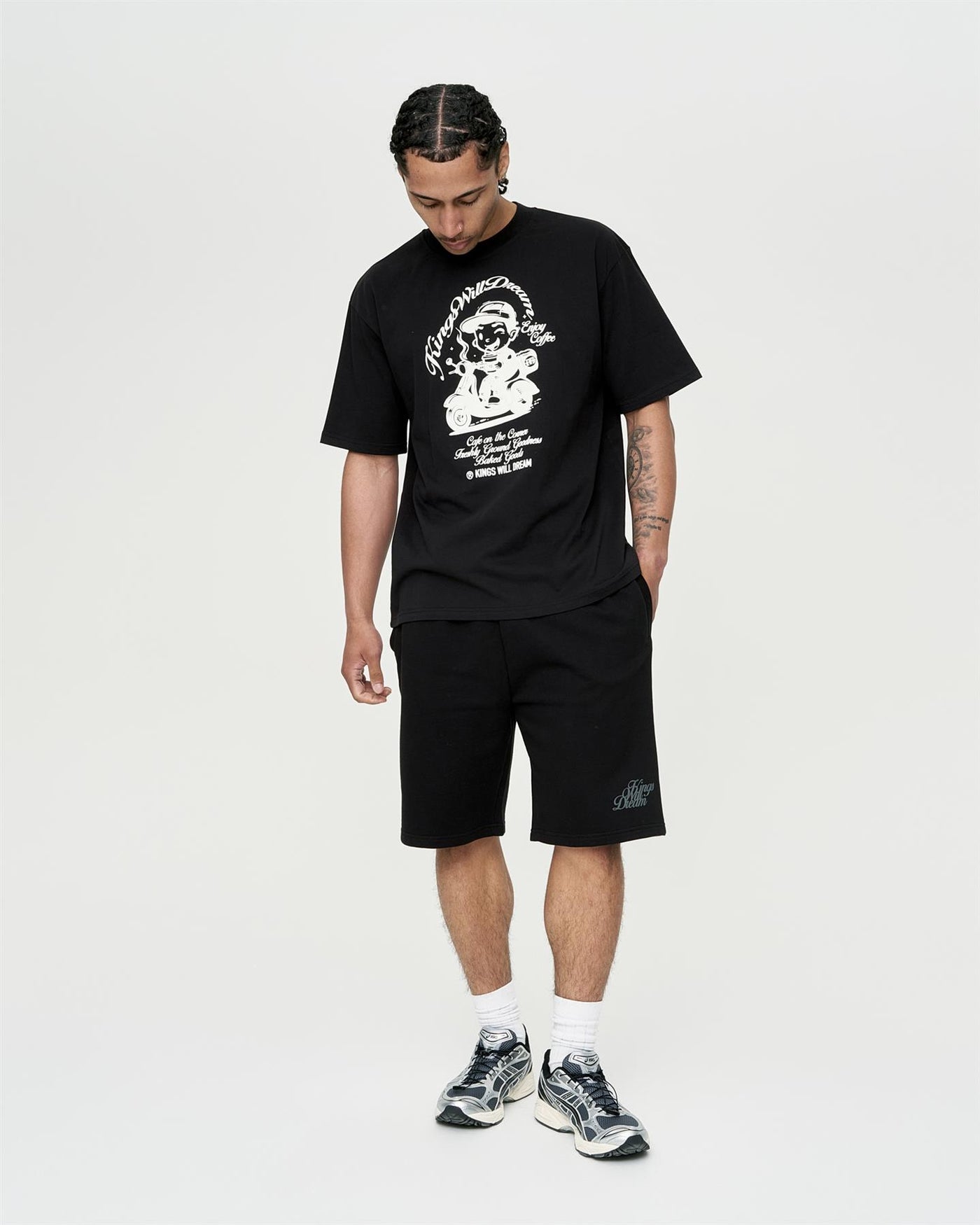 Mens Studio Cafe Boy T-Shirt Black