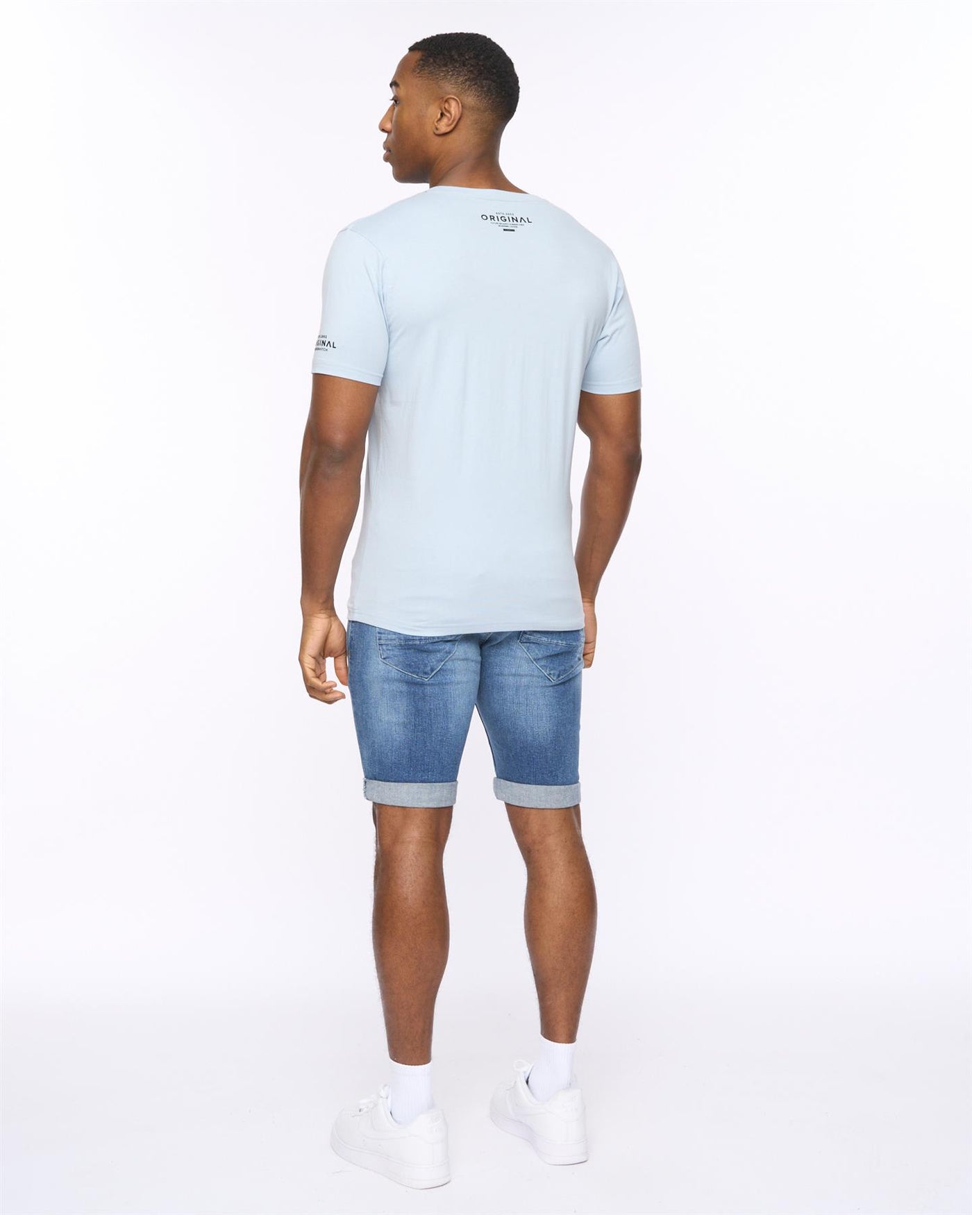 Mens Boxvibe T-Shirt Sky Blue
