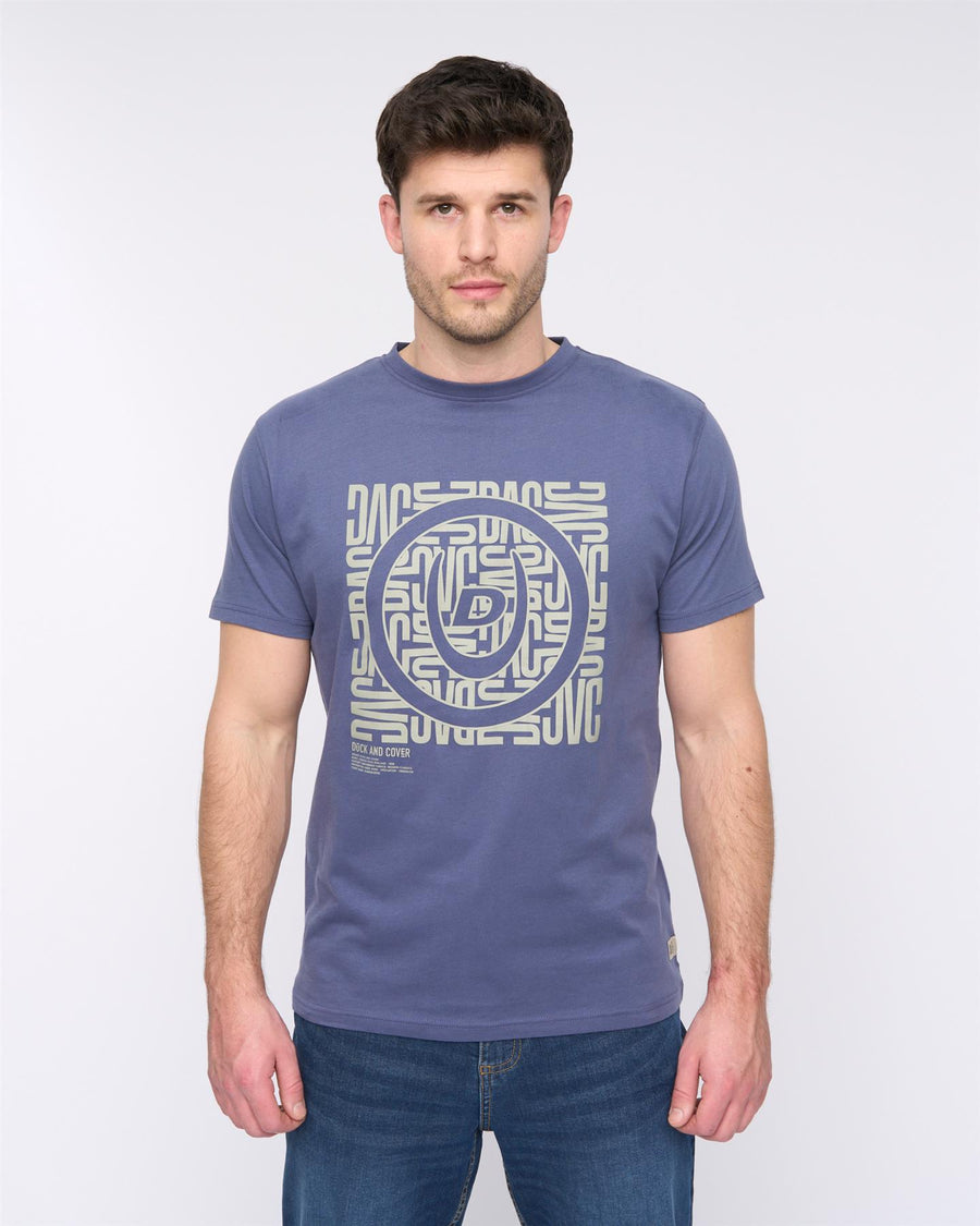 Mens Pixalate T-Shirt Navy