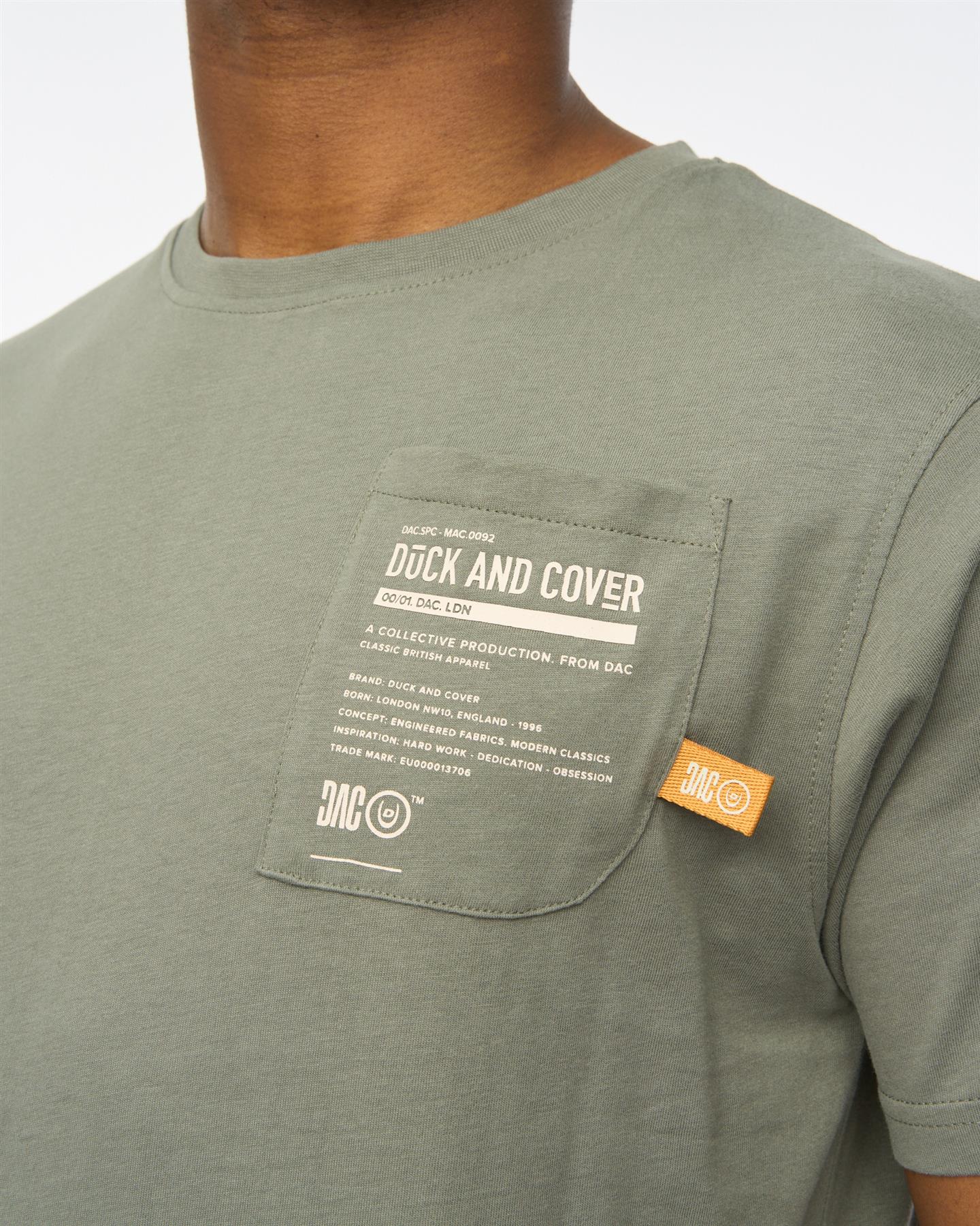Mens Adamsberg T-Shirt Dark Olive