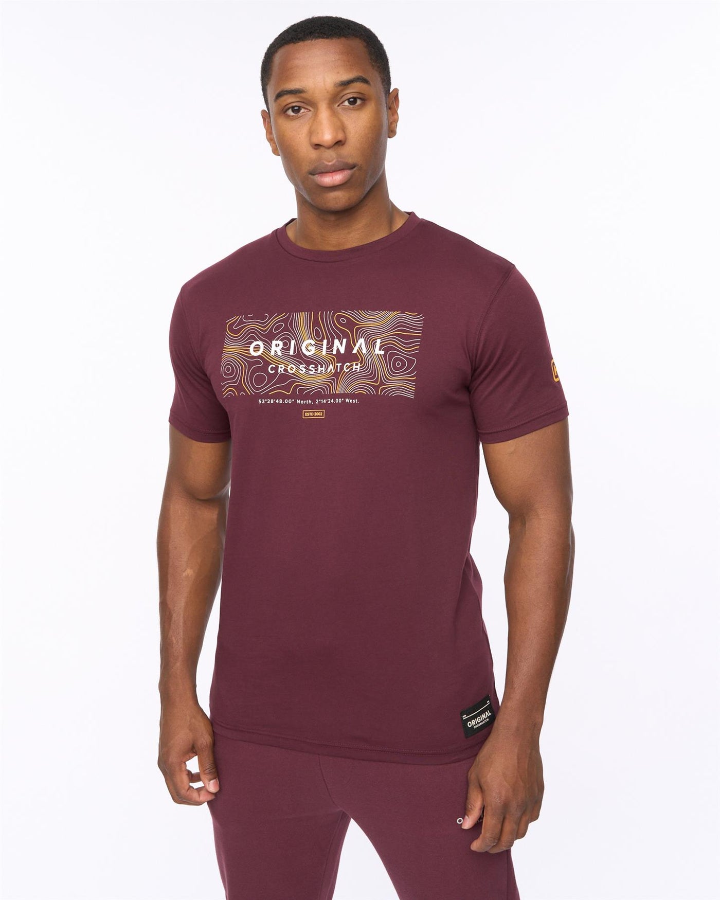 Mens Mappedout T-Shirt Raisin