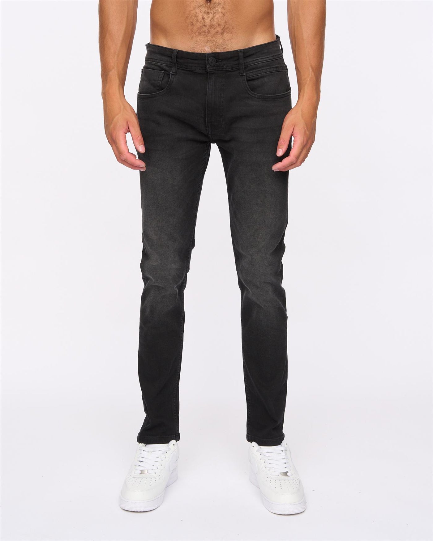 Mens Maylead Slim Fit Jeans Black