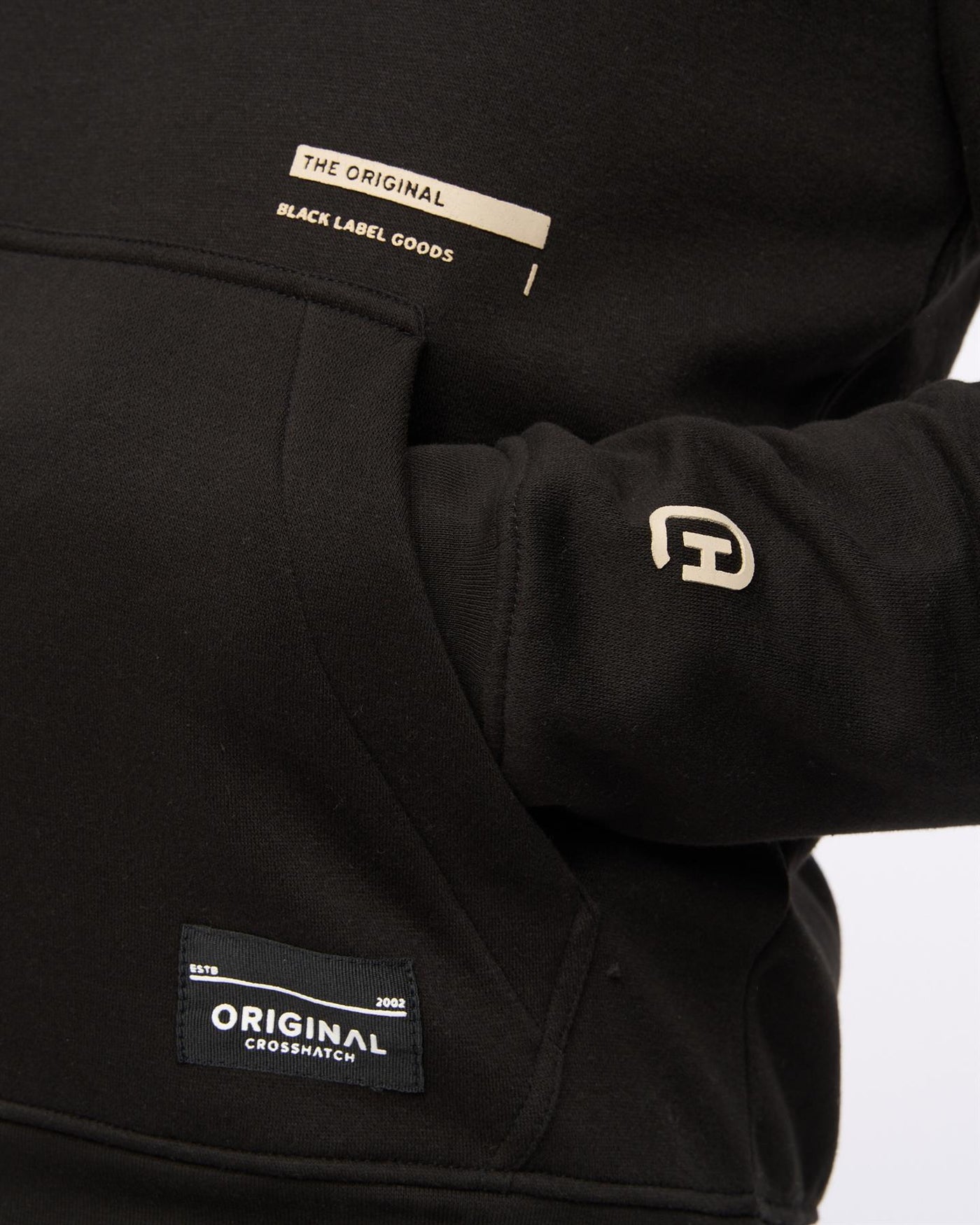 Mens Moules Hoodie Black