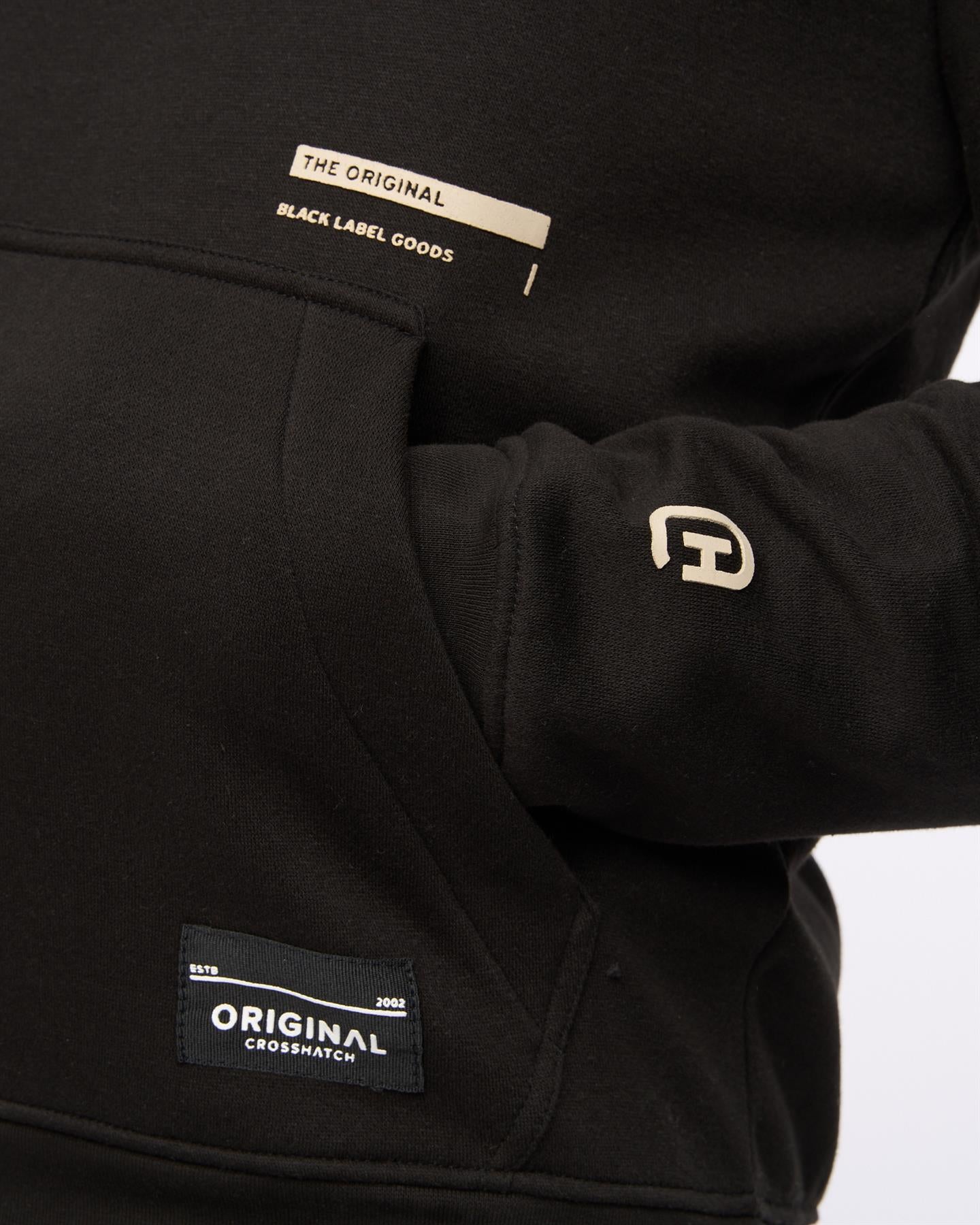 Mens Moules Hoodie Black