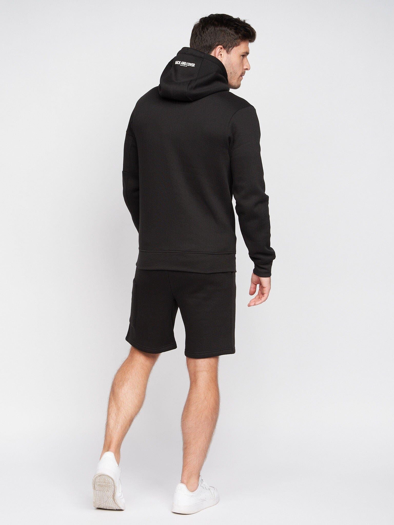 Milgate Zip Thru Hoodie Black