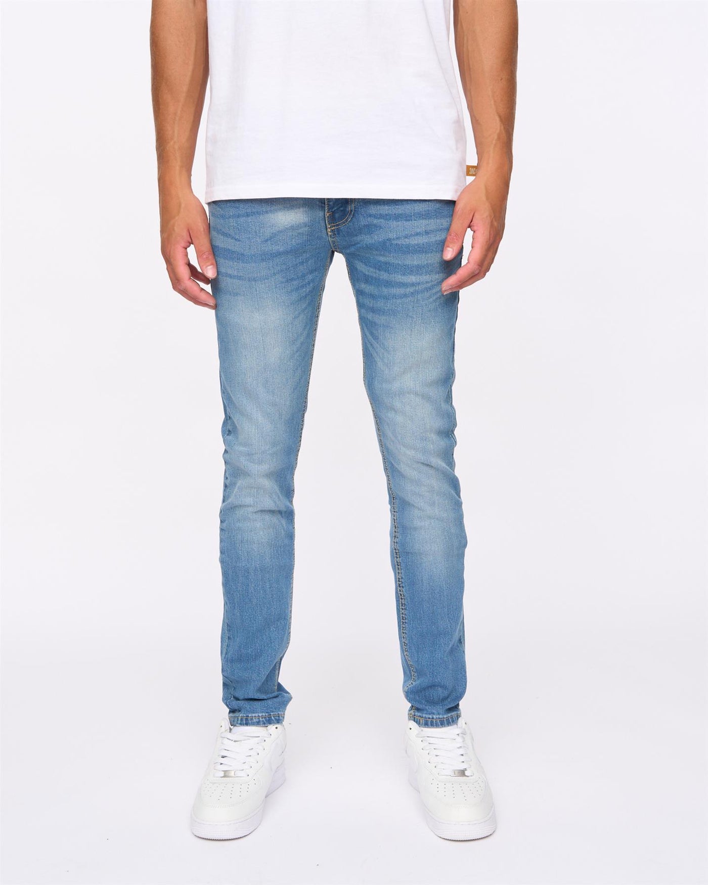 Mens Maylead Slim Fit Jeans Light Wash