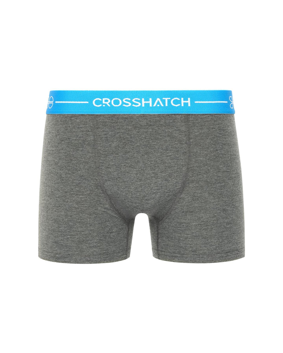 Mens Astral Bright Boxers 5pk Charcoal Marl