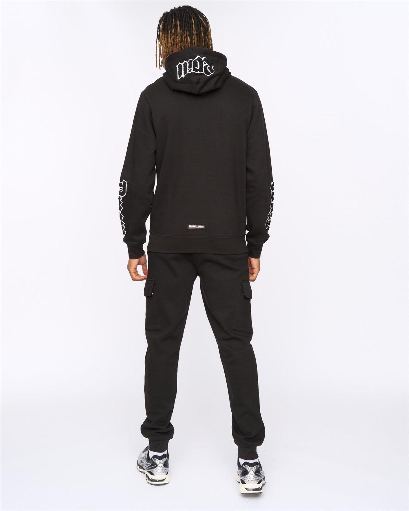 Mens Sleevely Hoodie Black