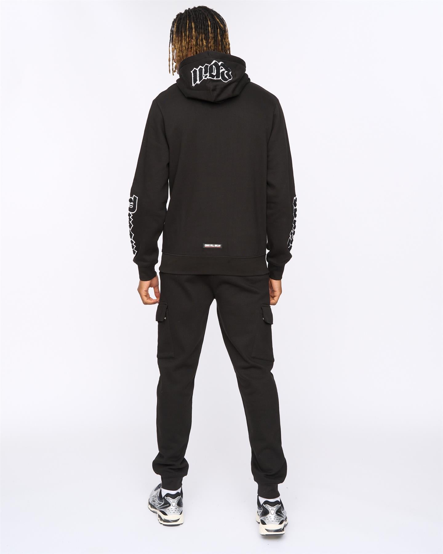 Mens Sleevely Hoodie Black