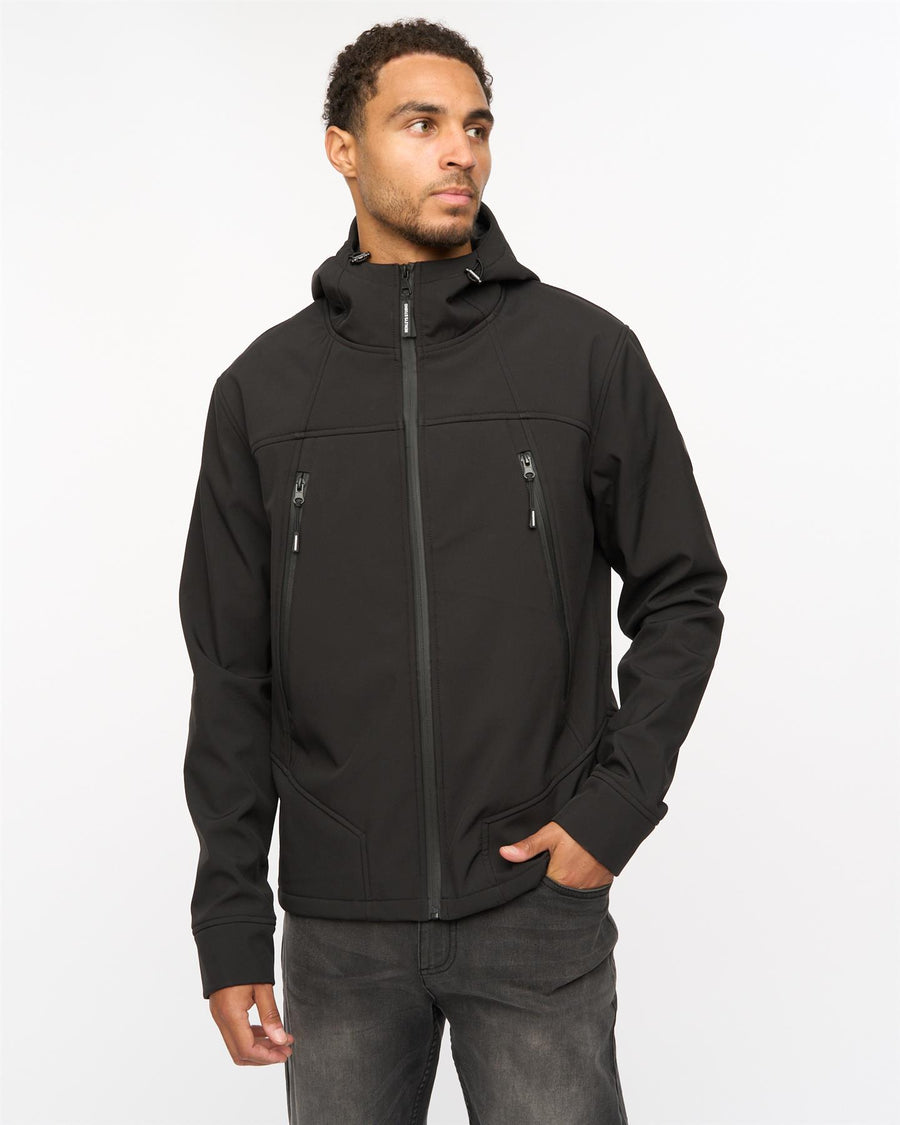 Mens Expand Soft Shell Jacket Black