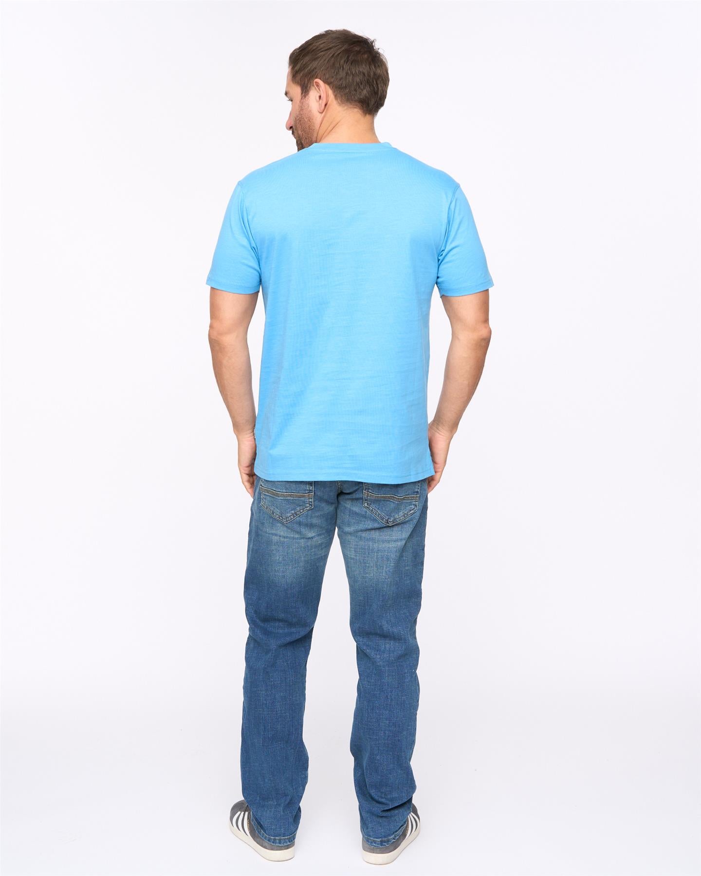 Mens Garside T-Shirt Blue