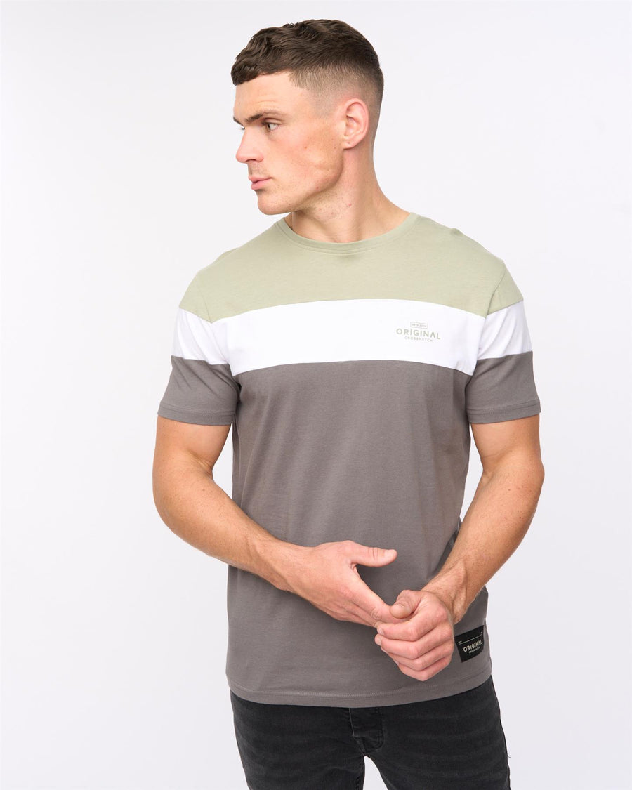 Mens Pattermay T-Shirt Light Olive