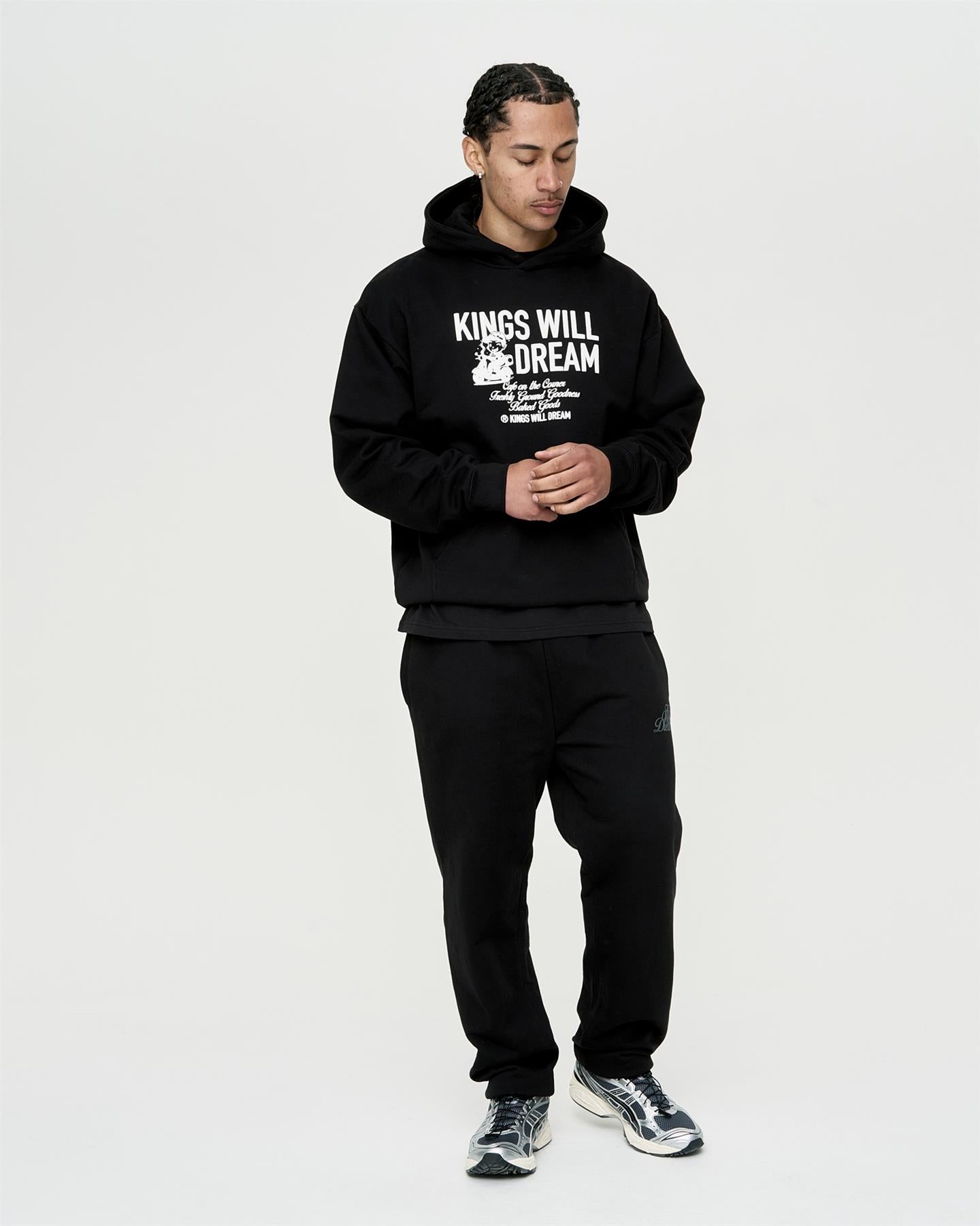 Mens Studio Cafe Boy Hoodie Black