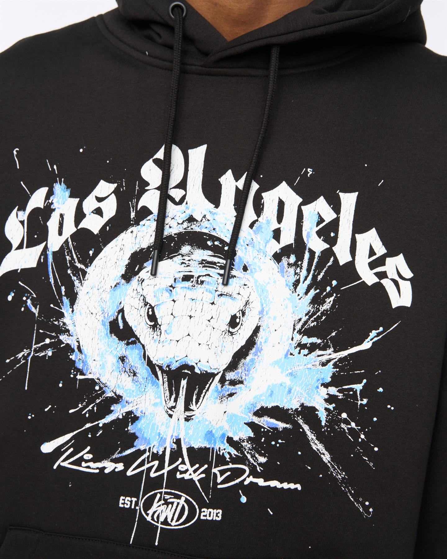 Mens Snakered Hoodie Black