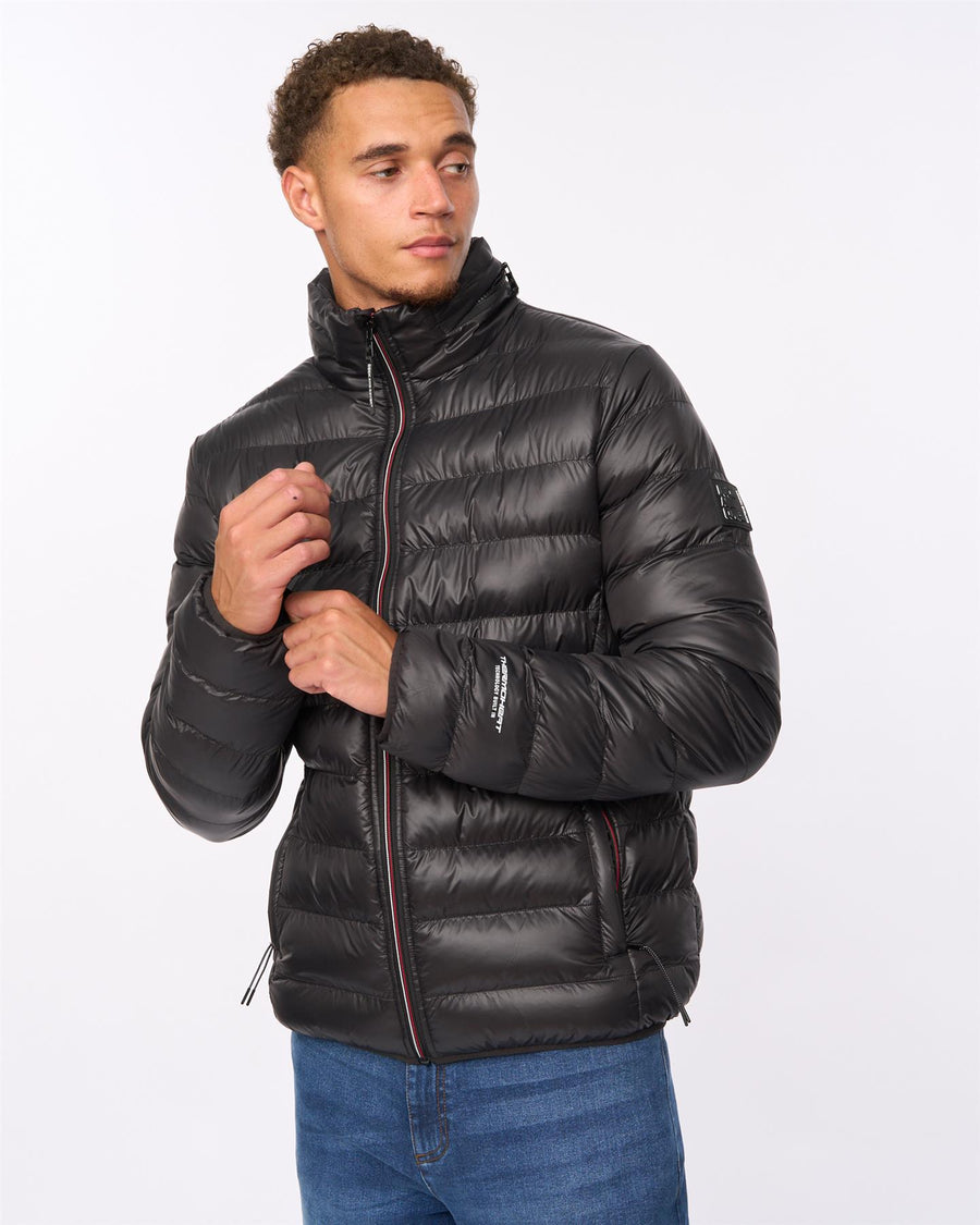 Mens Shemmy Two Quilted Jacket Black