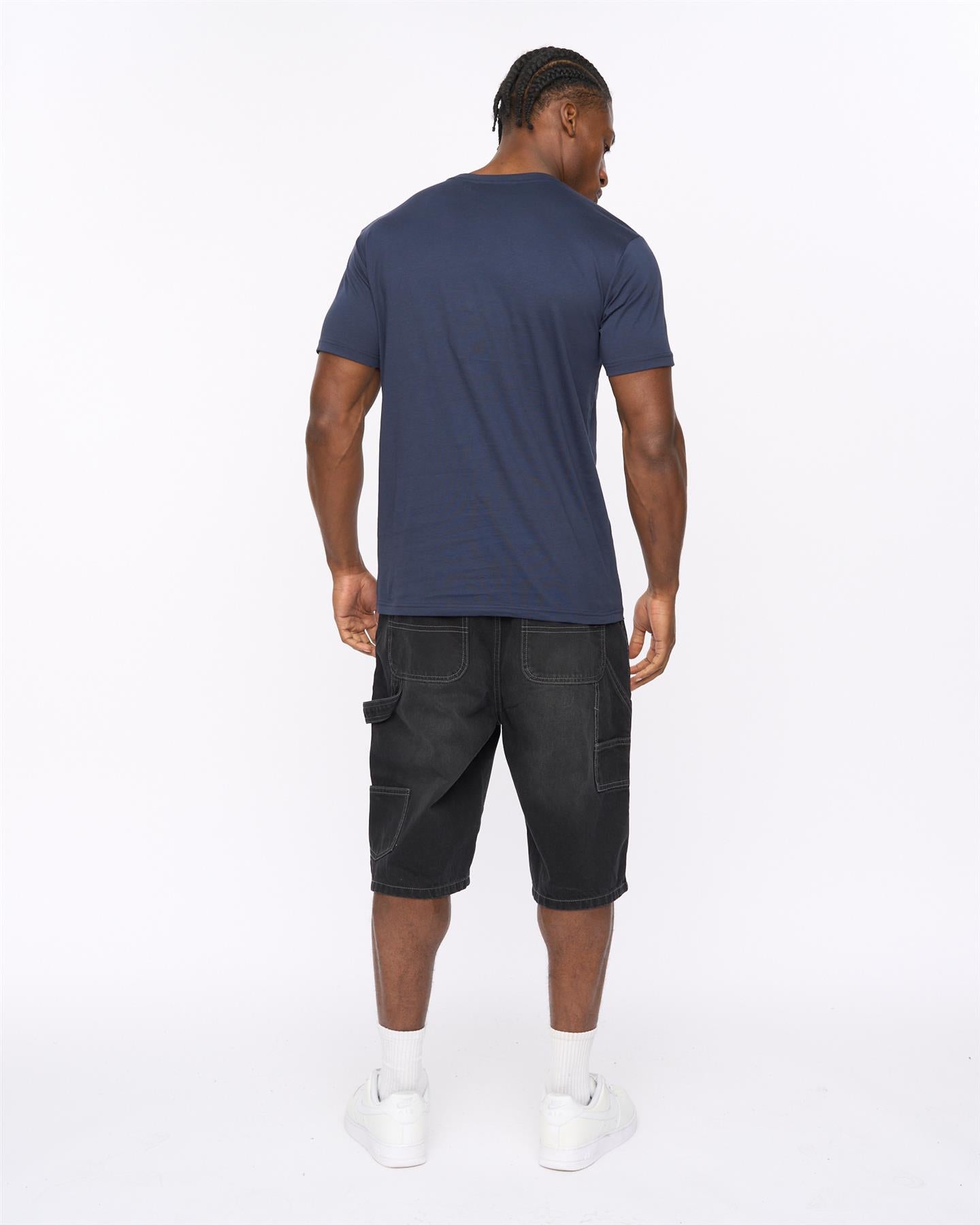 Mens Hallfell T-Shirt Navy