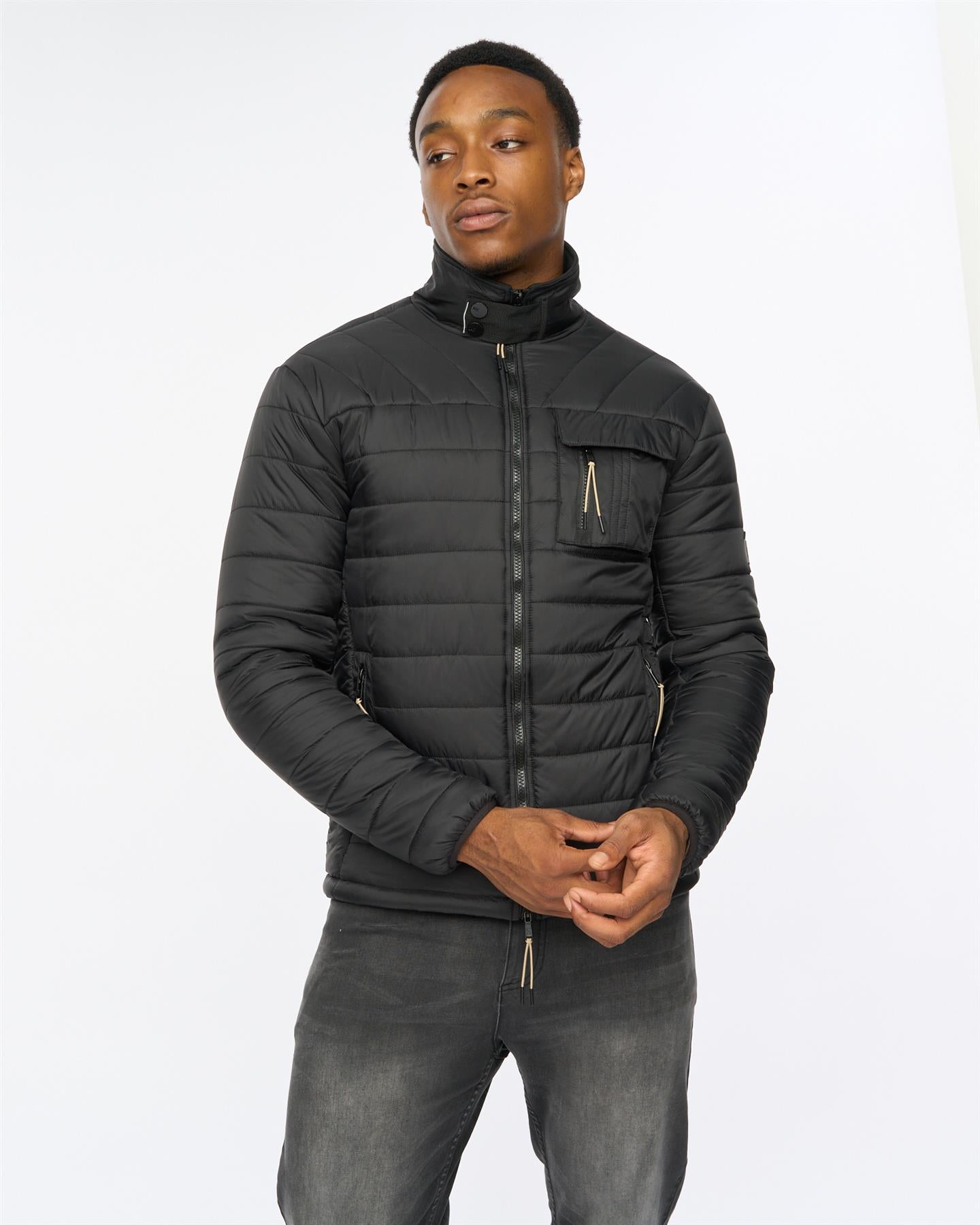 Mens Carricore Padded Jacket Black