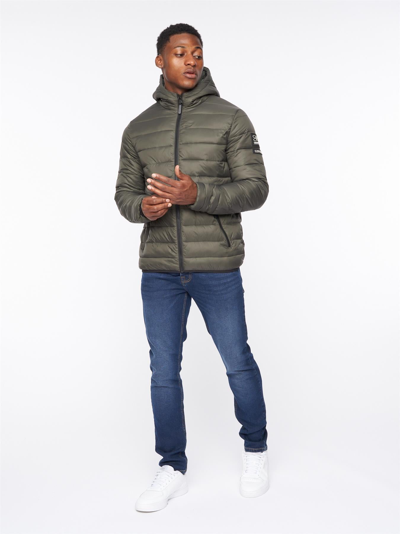 Mens Gattering Jacket Olive