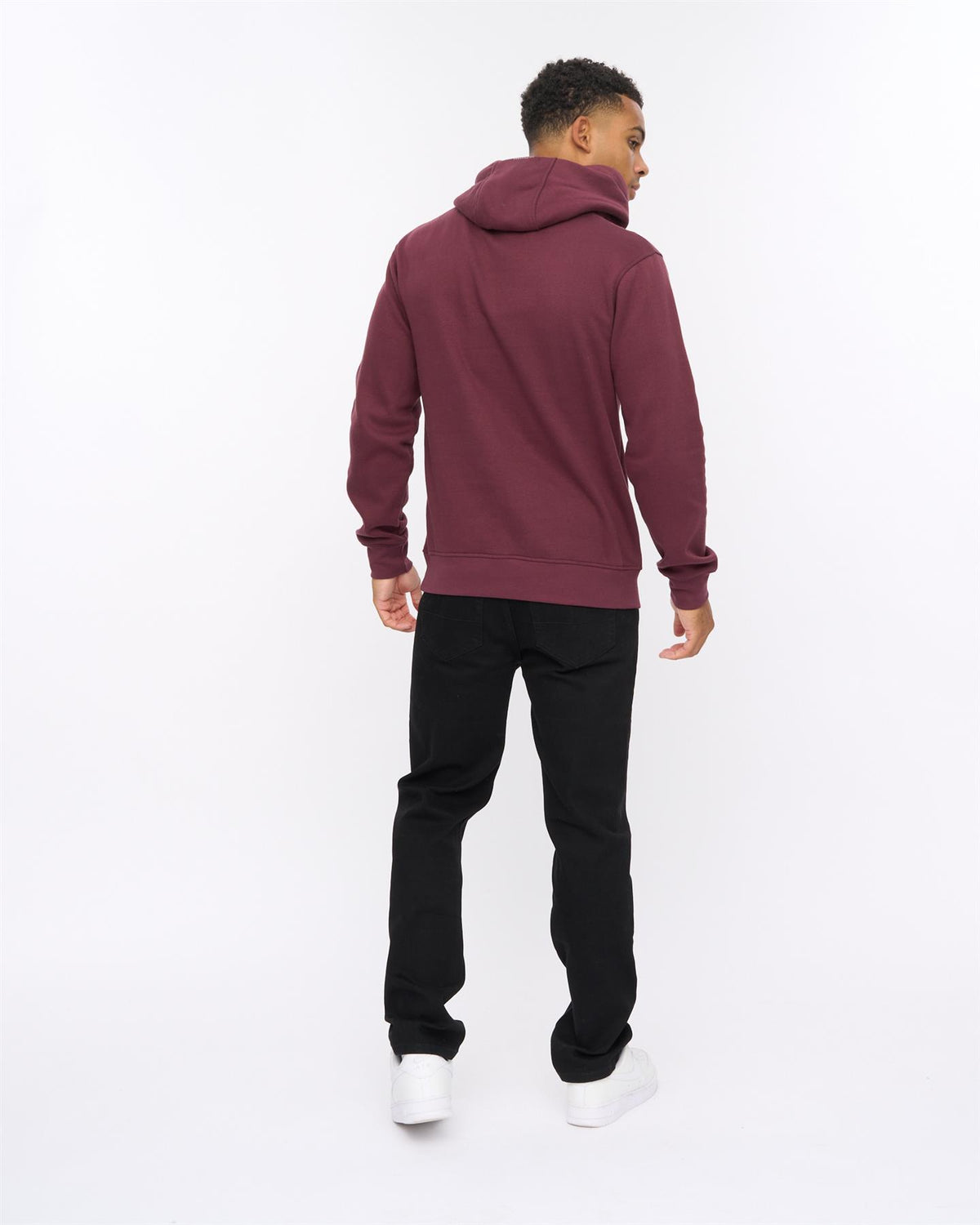 Mens Vintarge Hoodie Raisin