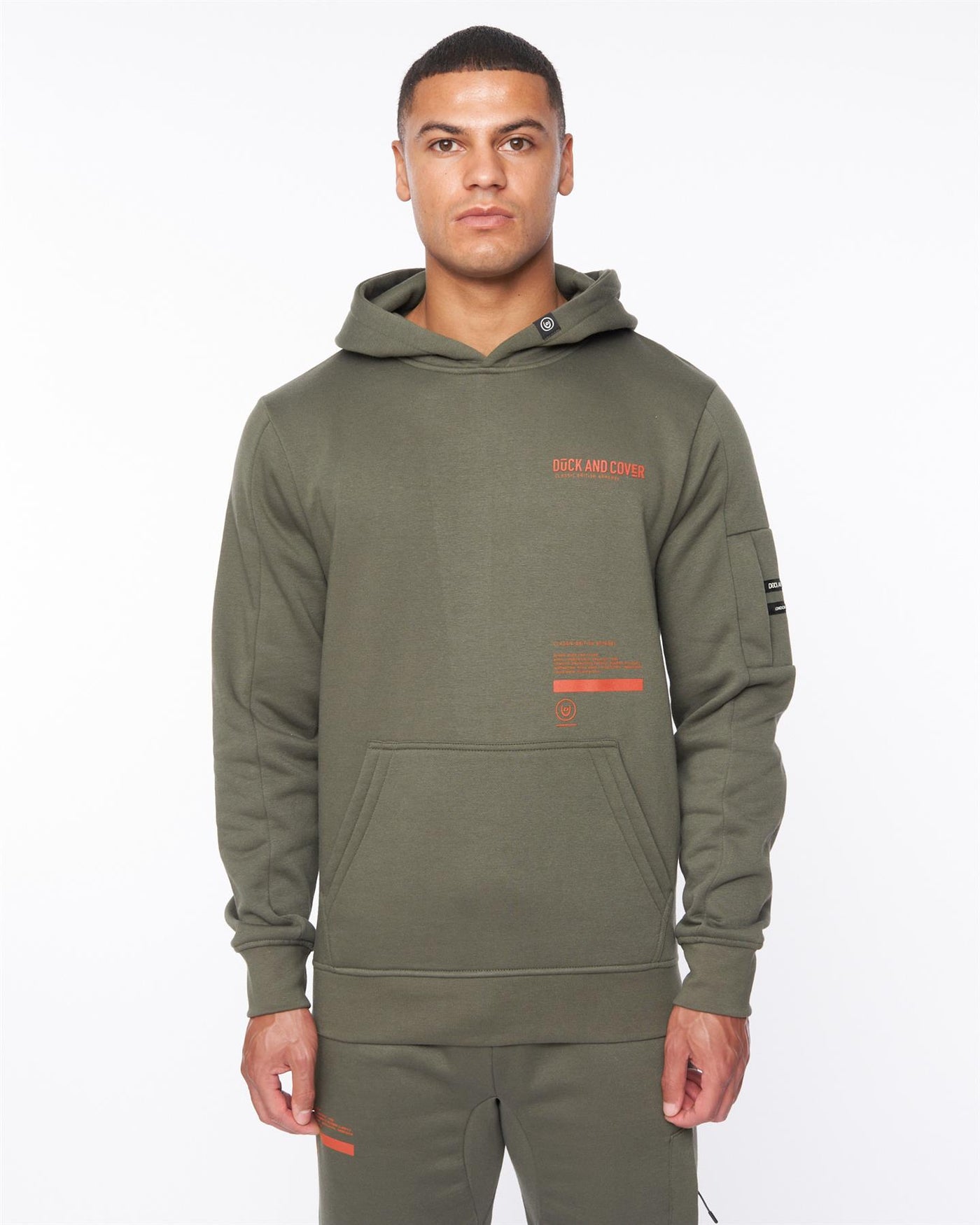 Mens Heningys Hoodie Dark Olive