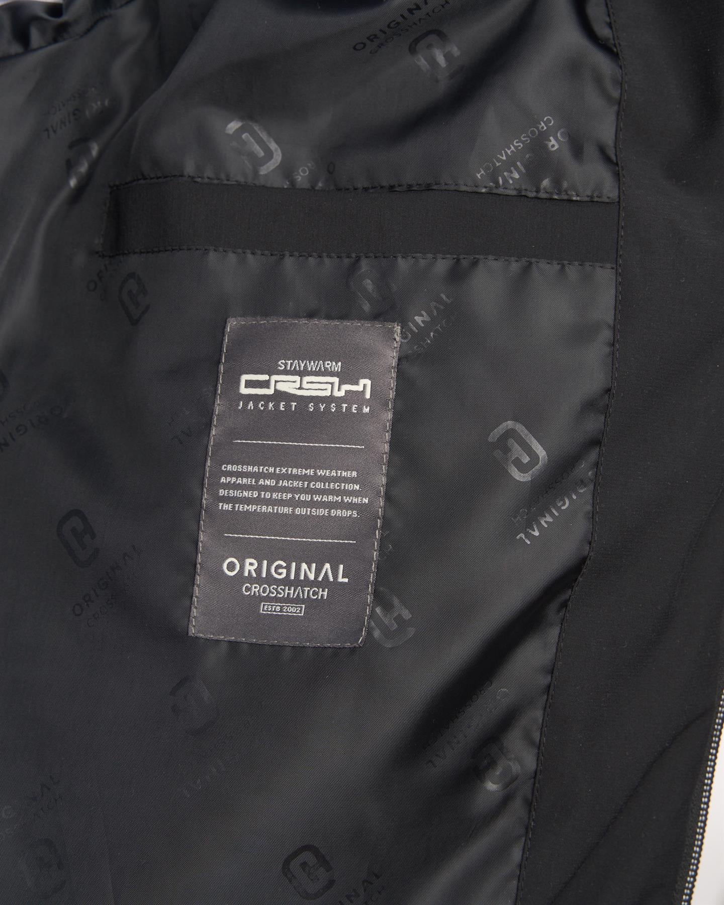 Mens Kampnew Embossed Jacket Black