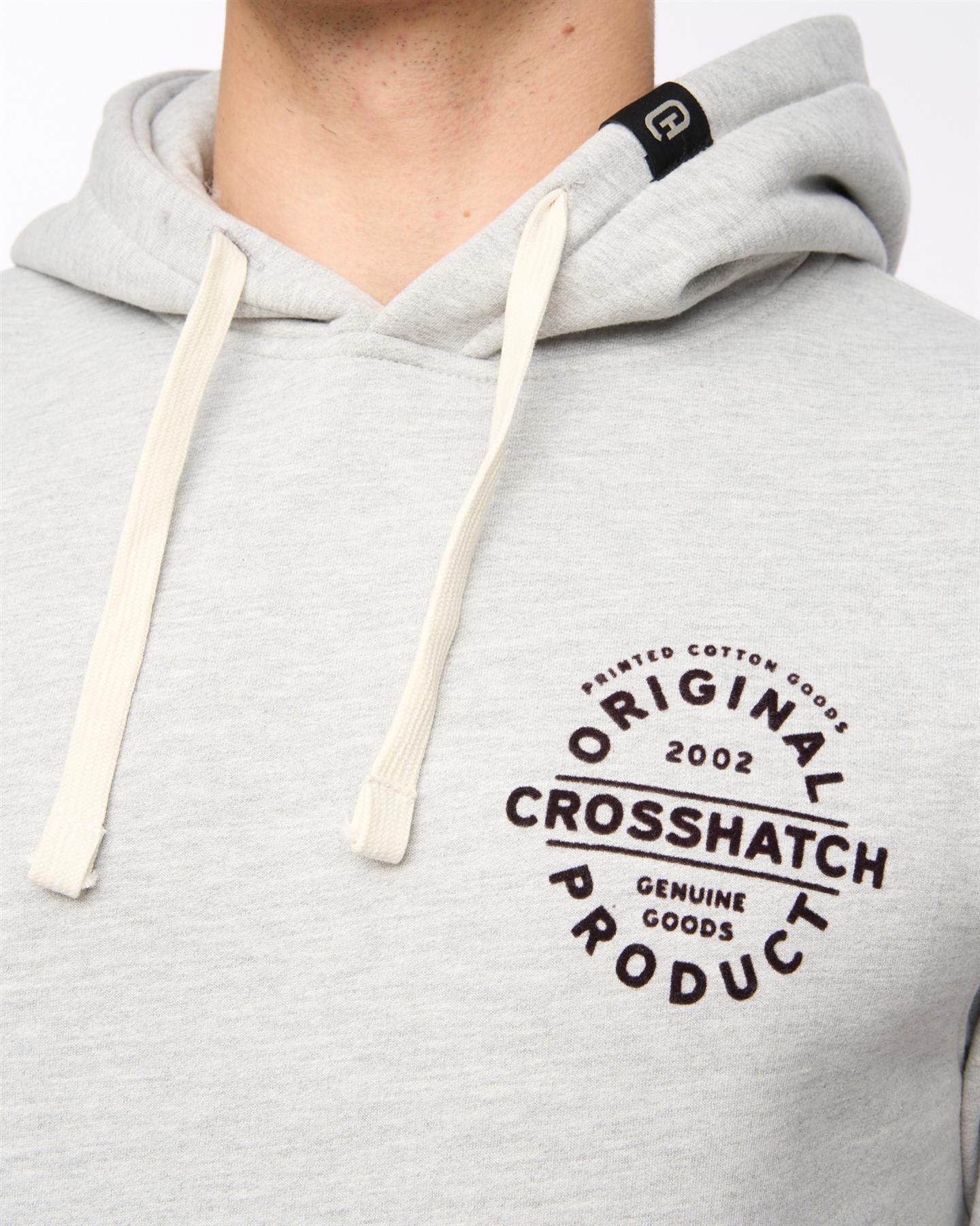 Mens Cresswell Hoodie Grey Marl