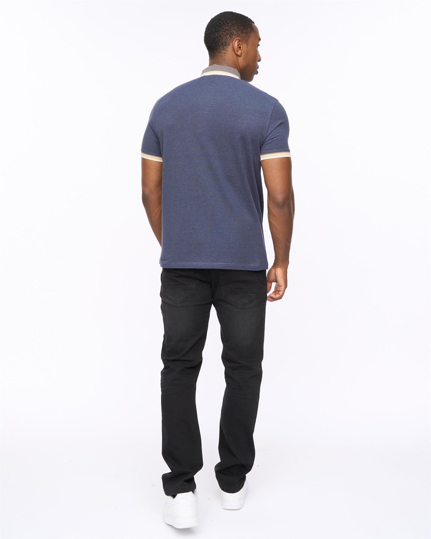 Mens Chimlacks Polo Denim Blue