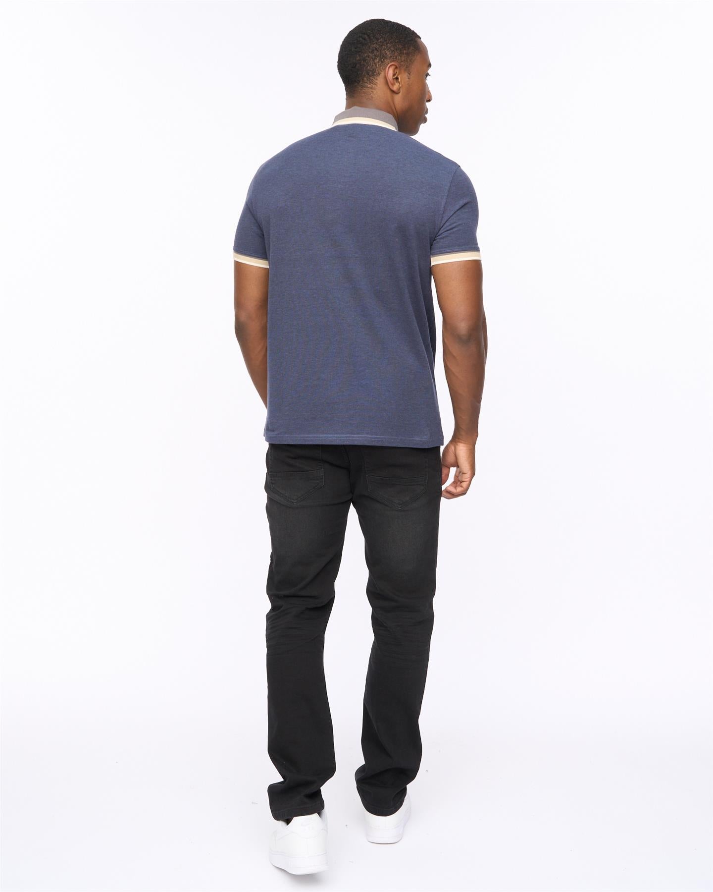 Mens Chimlacks Polo Denim Blue