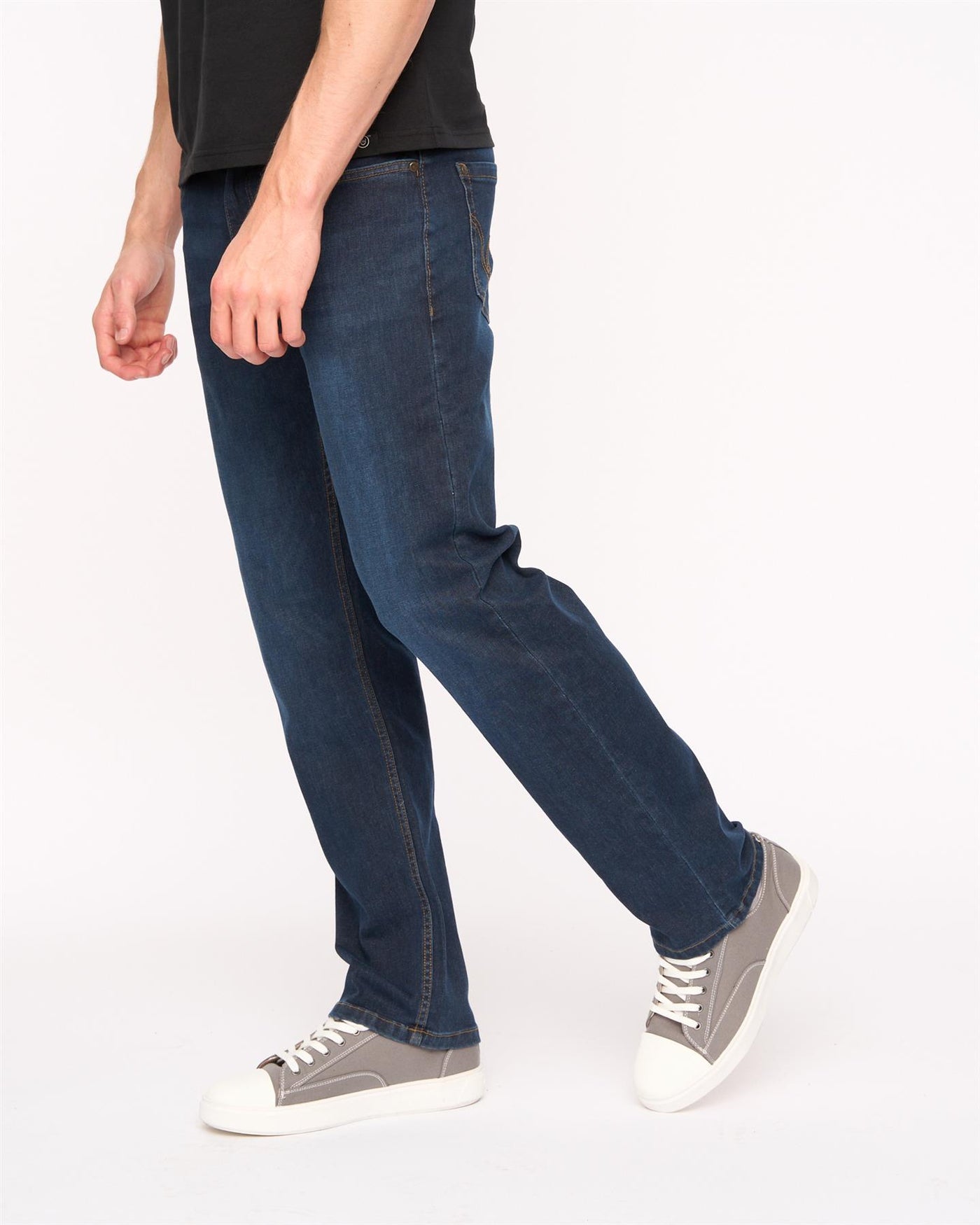 Mens Crestline Straight Leg Jeans Dark Wash