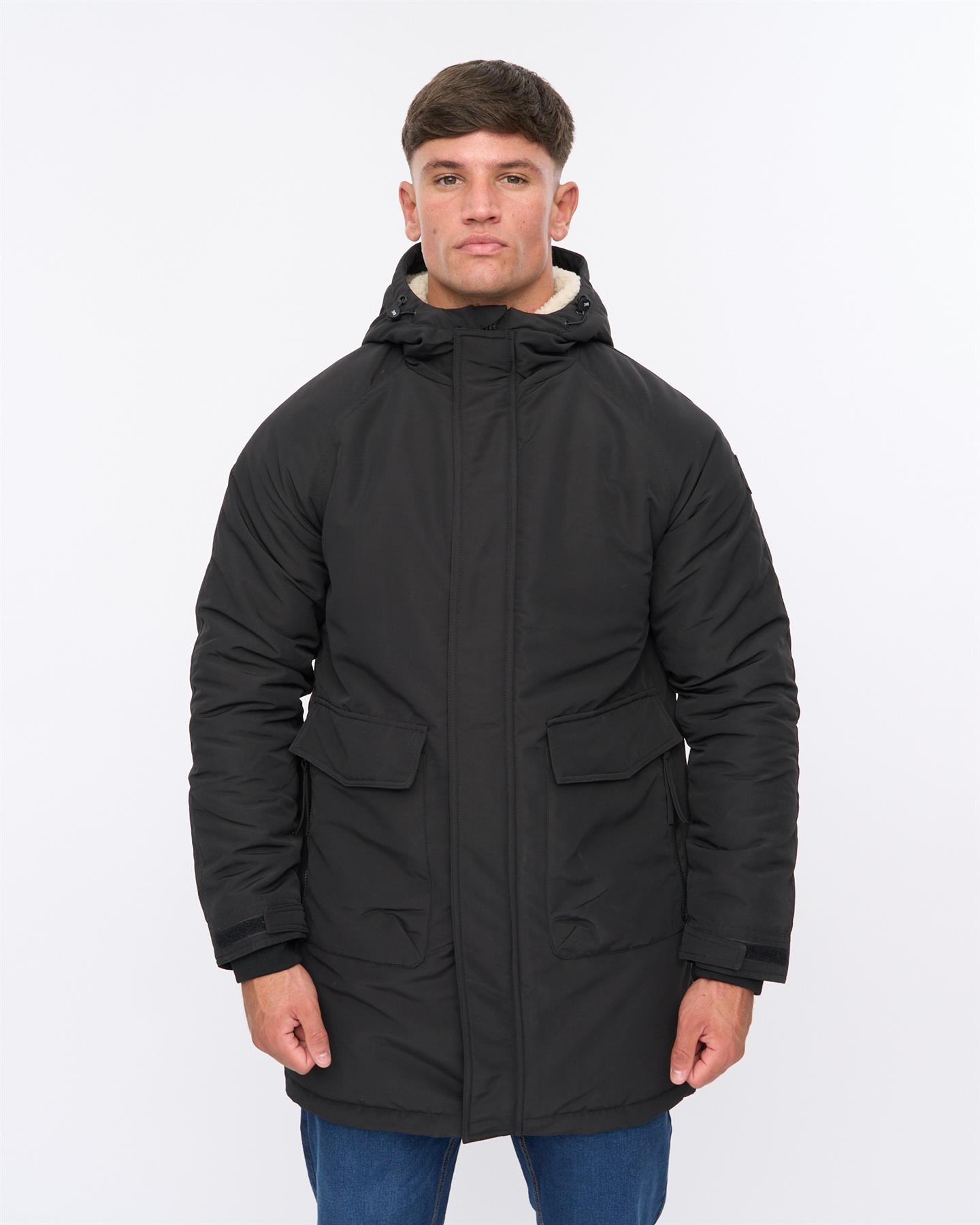 Mens Copfords Parka Black