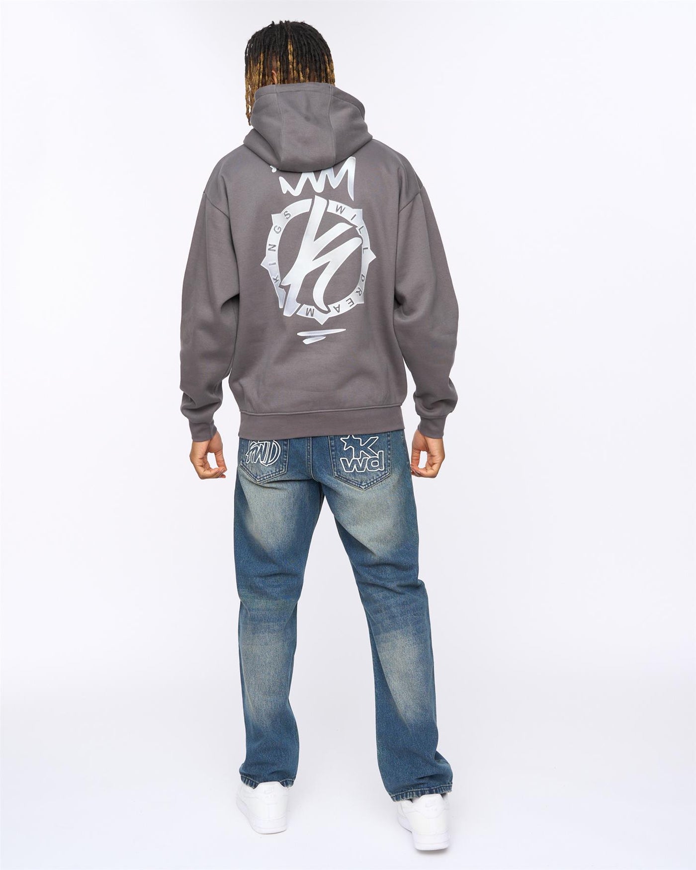 Mens Kayspray Hoodie  Asphalt