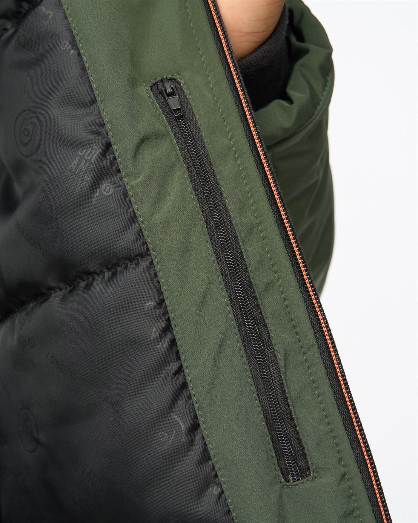 Mens Mantrax Padded Jacket Dark Olive
