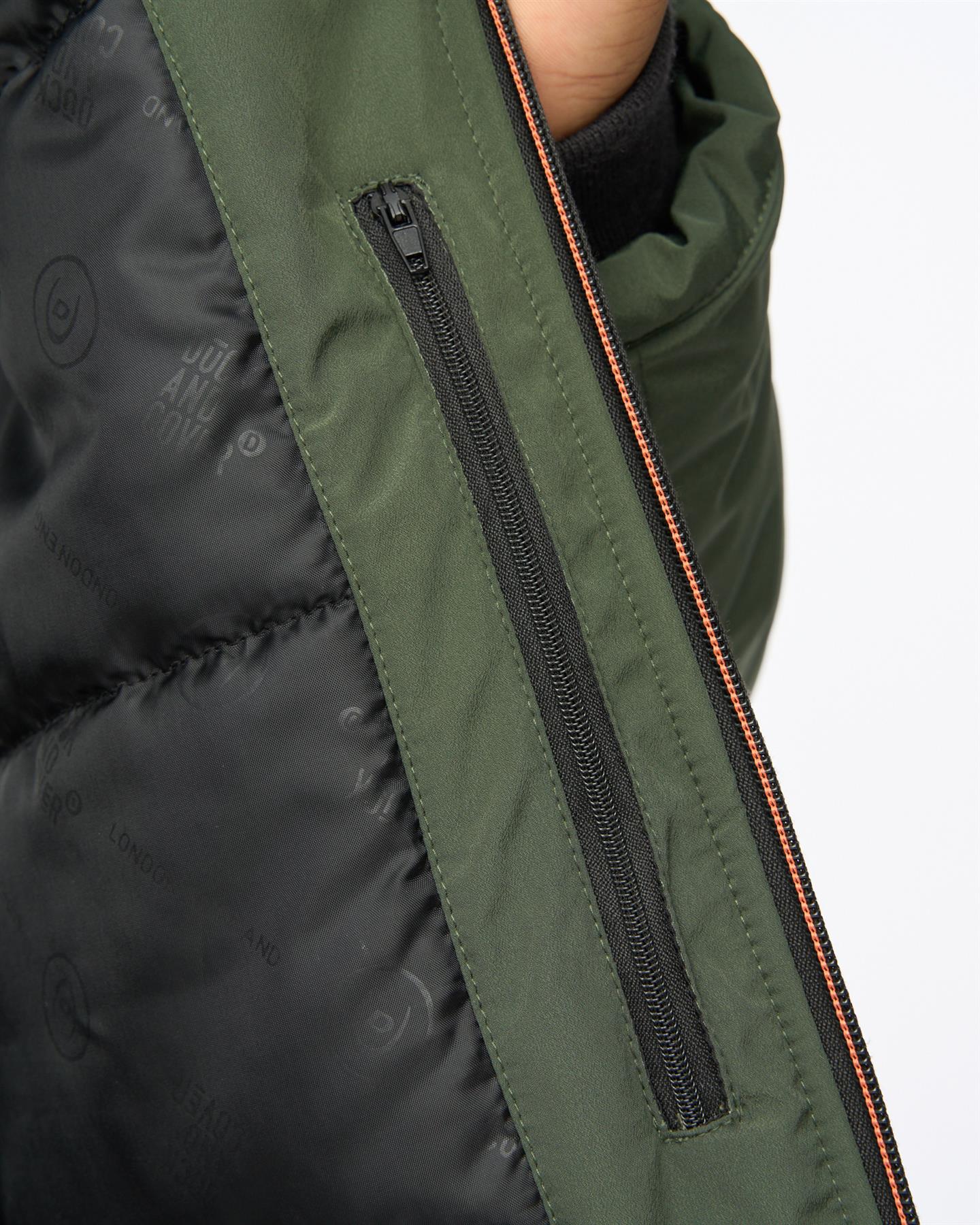Mens Mantrax Padded Jacket Dark Olive