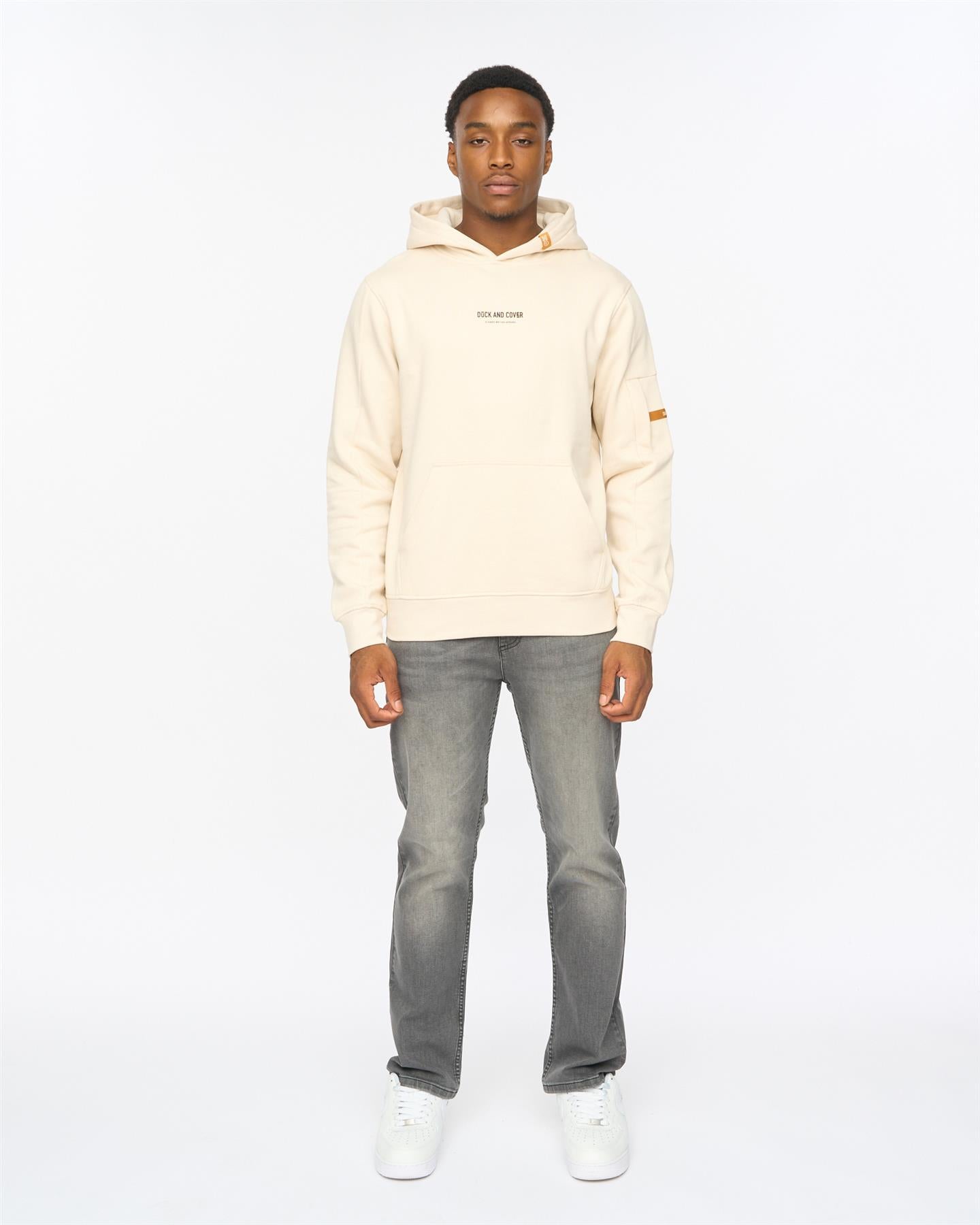 Mens Brammers V2 Hoodie Off White