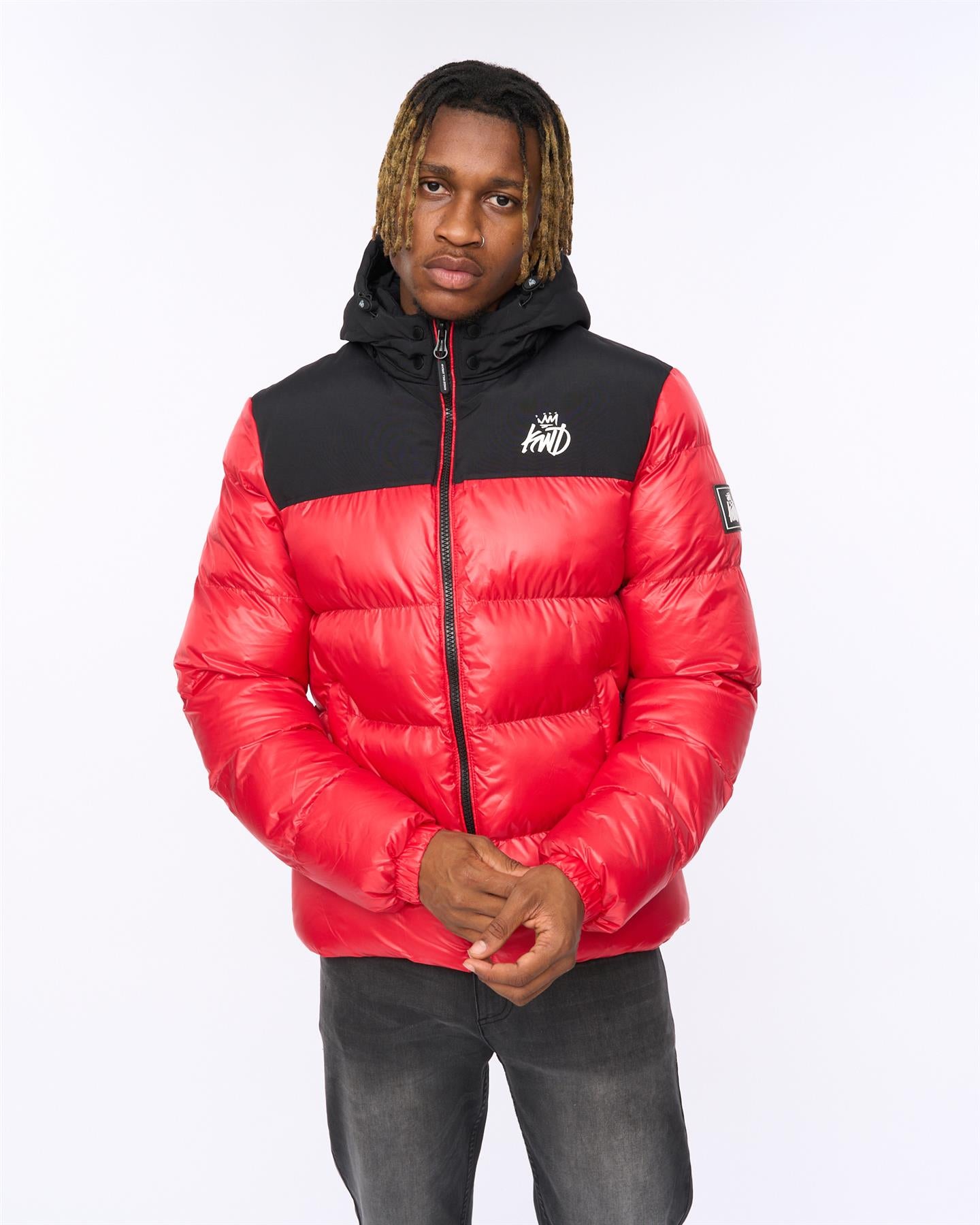 Mens Summs Puffer Jacket Red