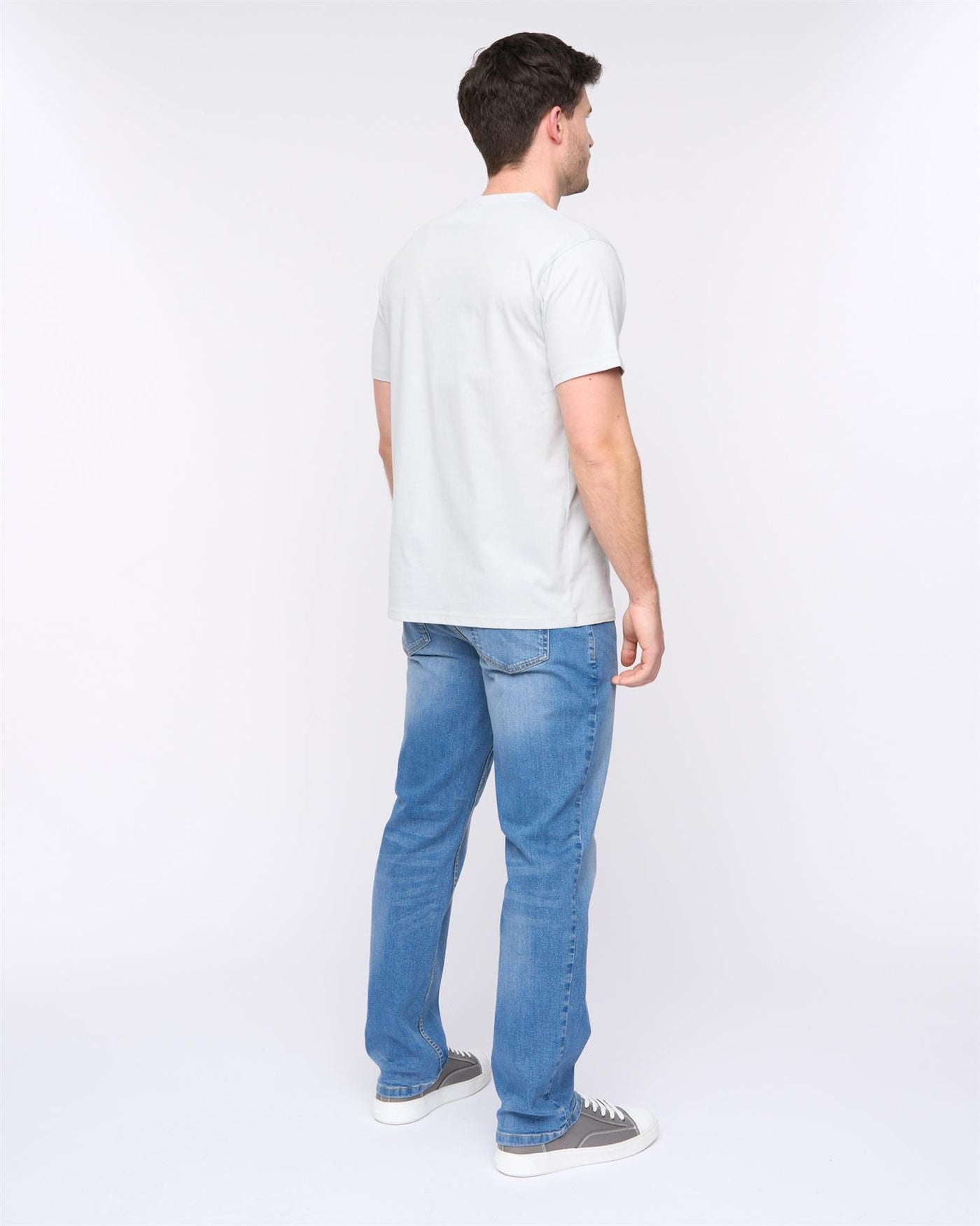 Mens Trentflax T-Shirt Light Blue