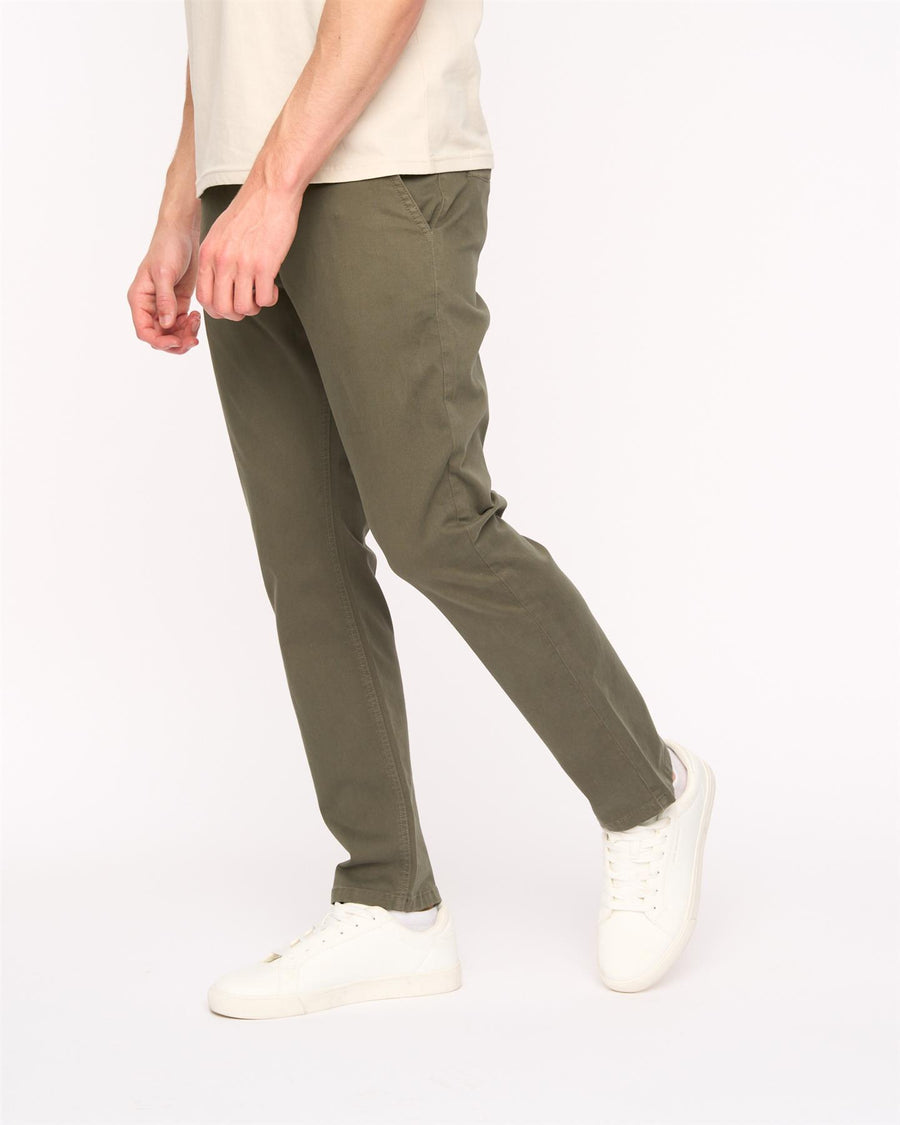 Mens Moretor Chinos Olive