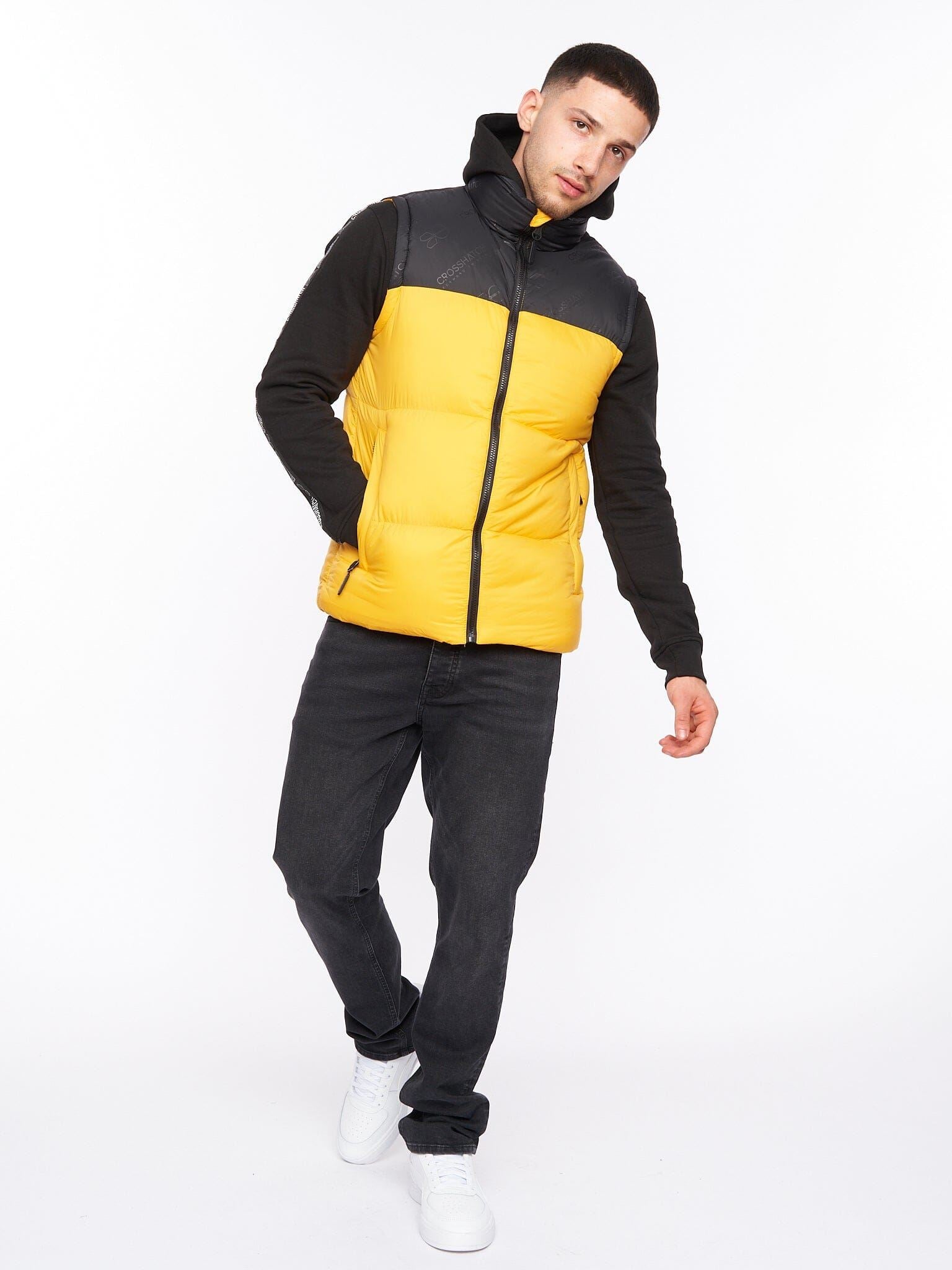 Mens Demerley Gilet Yellow