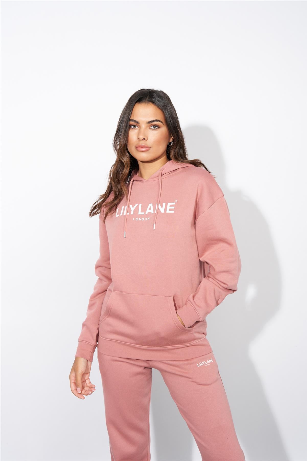 Ladies Lily Lane Ximena Hoodie Pink