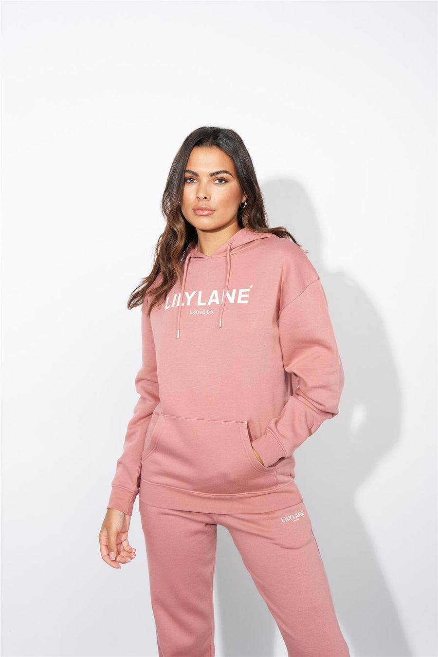 Ladies Lily Lane Ximena Hoodie Pink