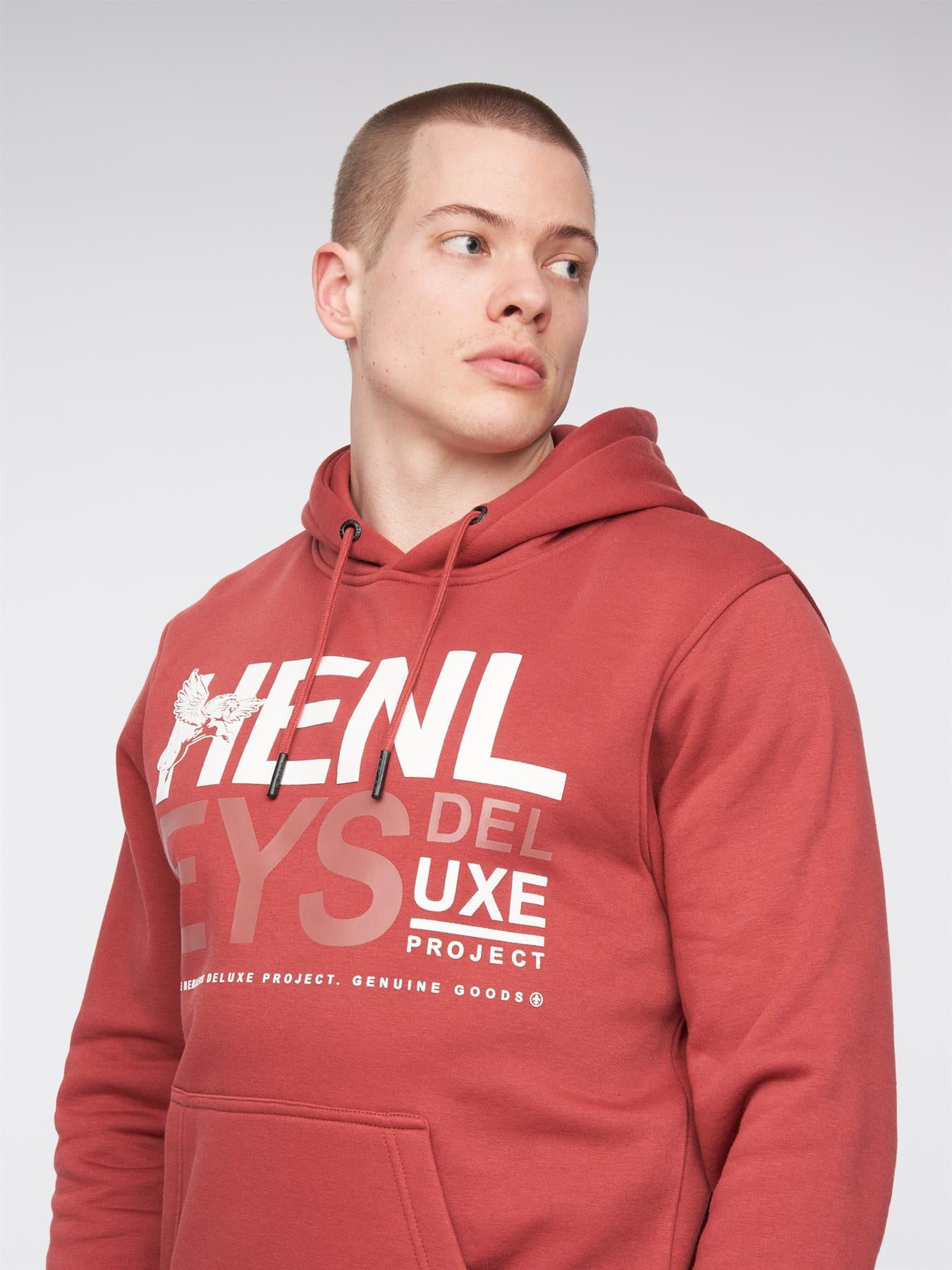 Mens Classhen Hoodie Deep Red
