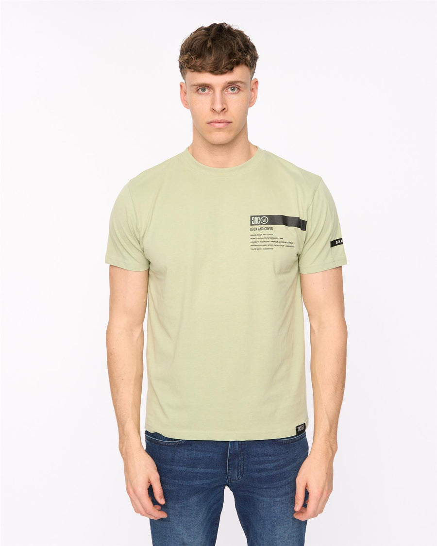 Mens Tatick T-Shirt Light Olive