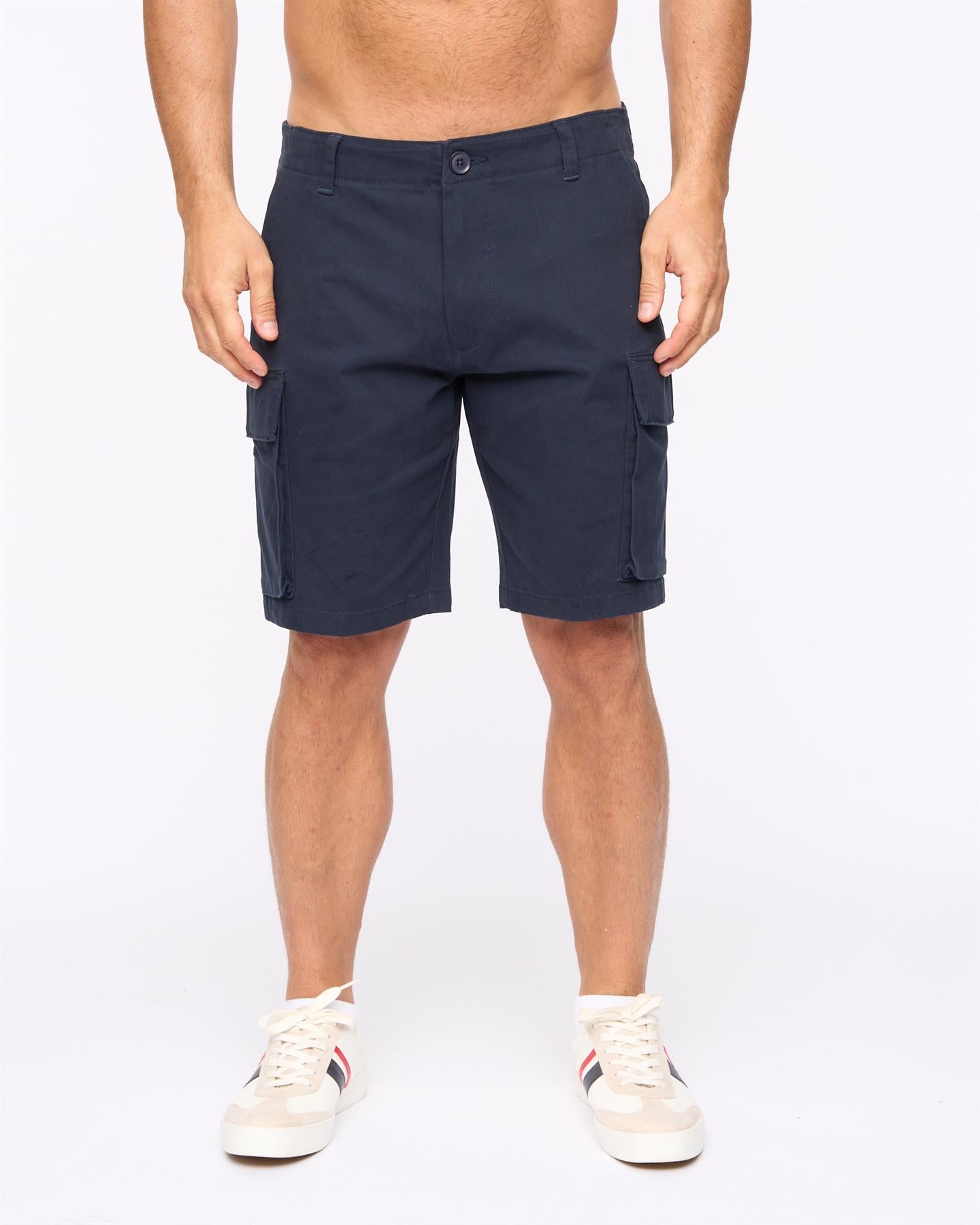 Mens Seaford Cargo Shorts Navy
