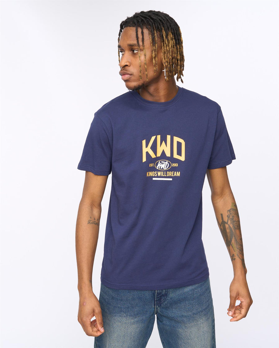 Mens Tattooed T-Shirt Navy