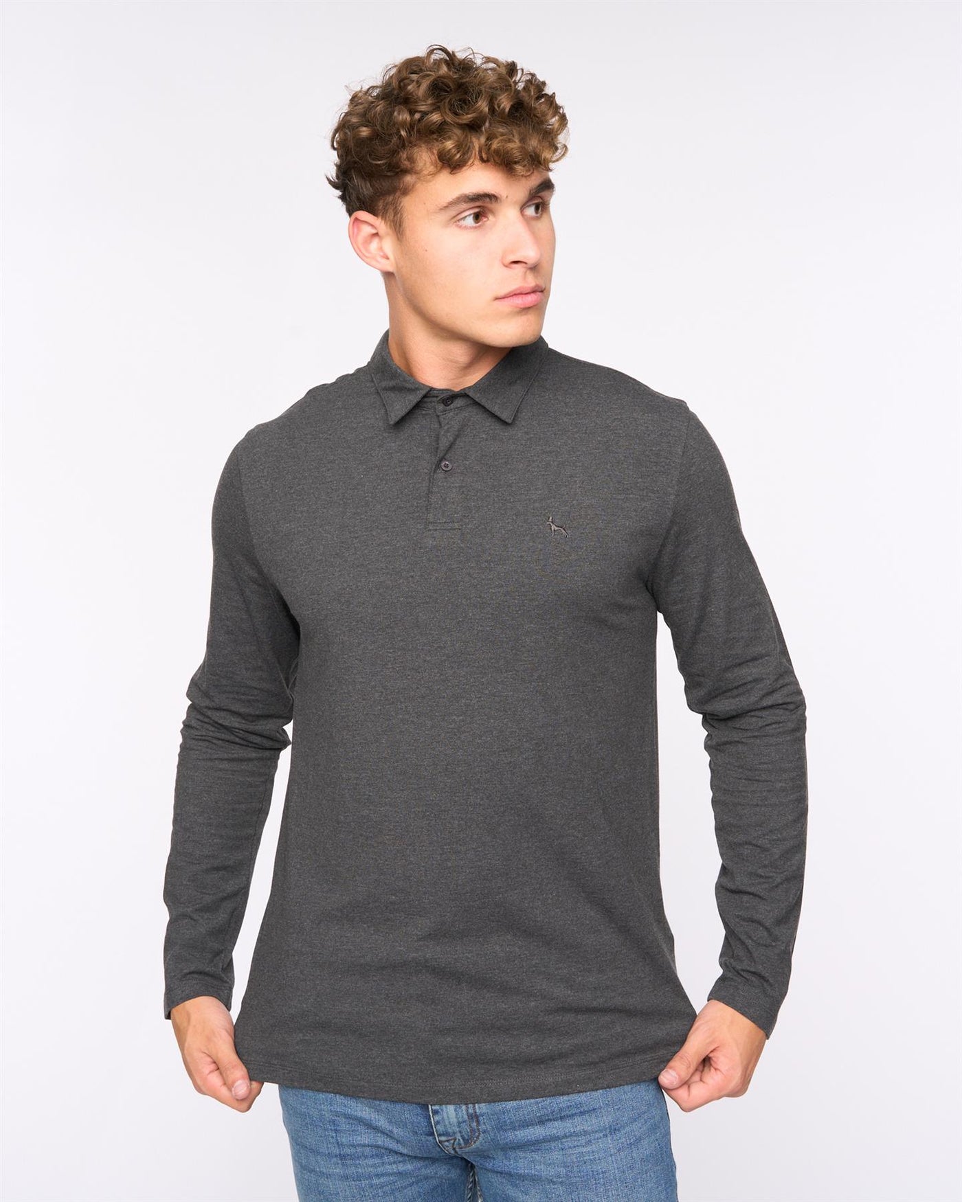 Mens Saperton Long Sleeve Polo 3pk Assorted